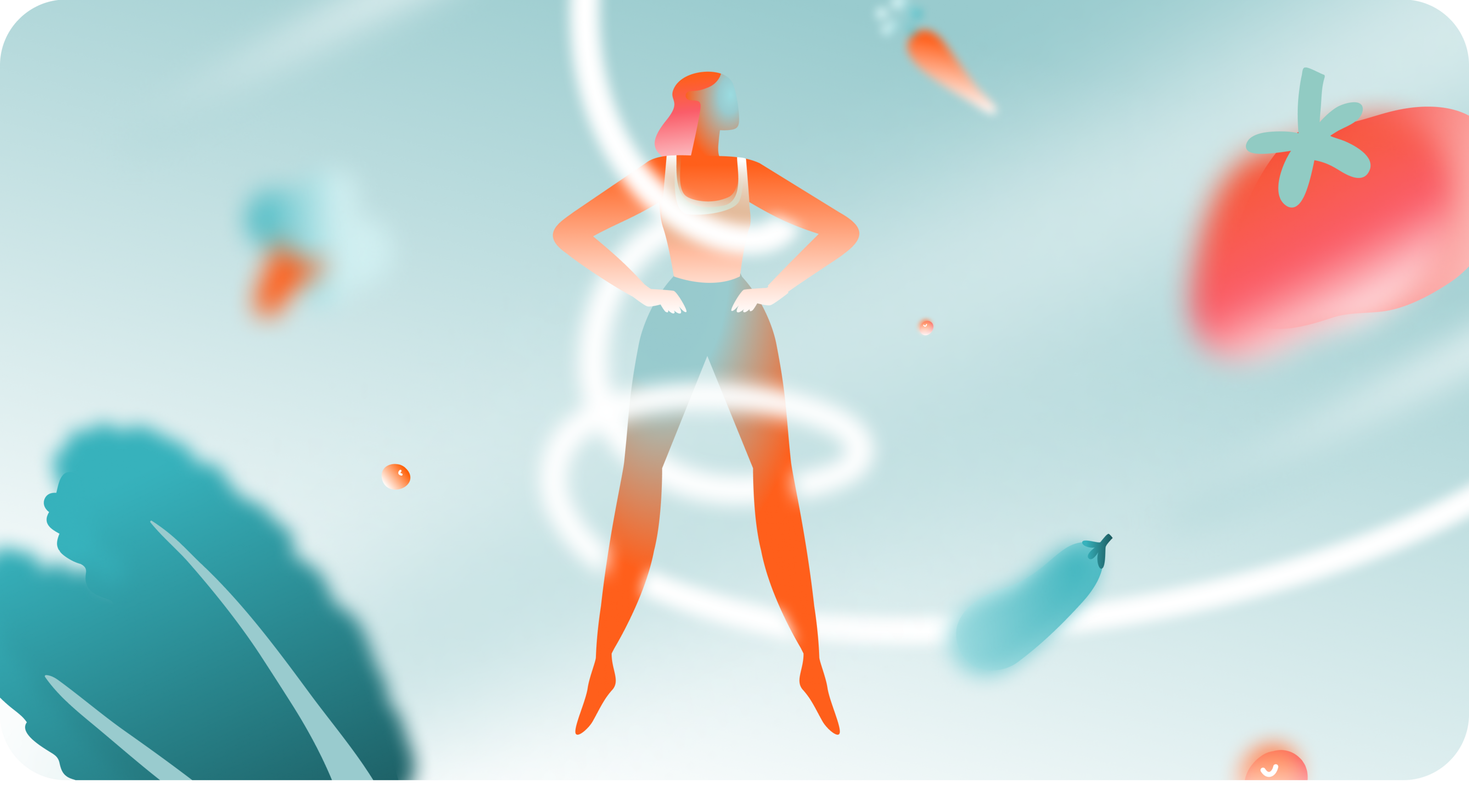 Illustrations and visuals Nutri course. Telegram bot AI — Изображение №11 — Брендинг, Иллюстрация на Dprofile