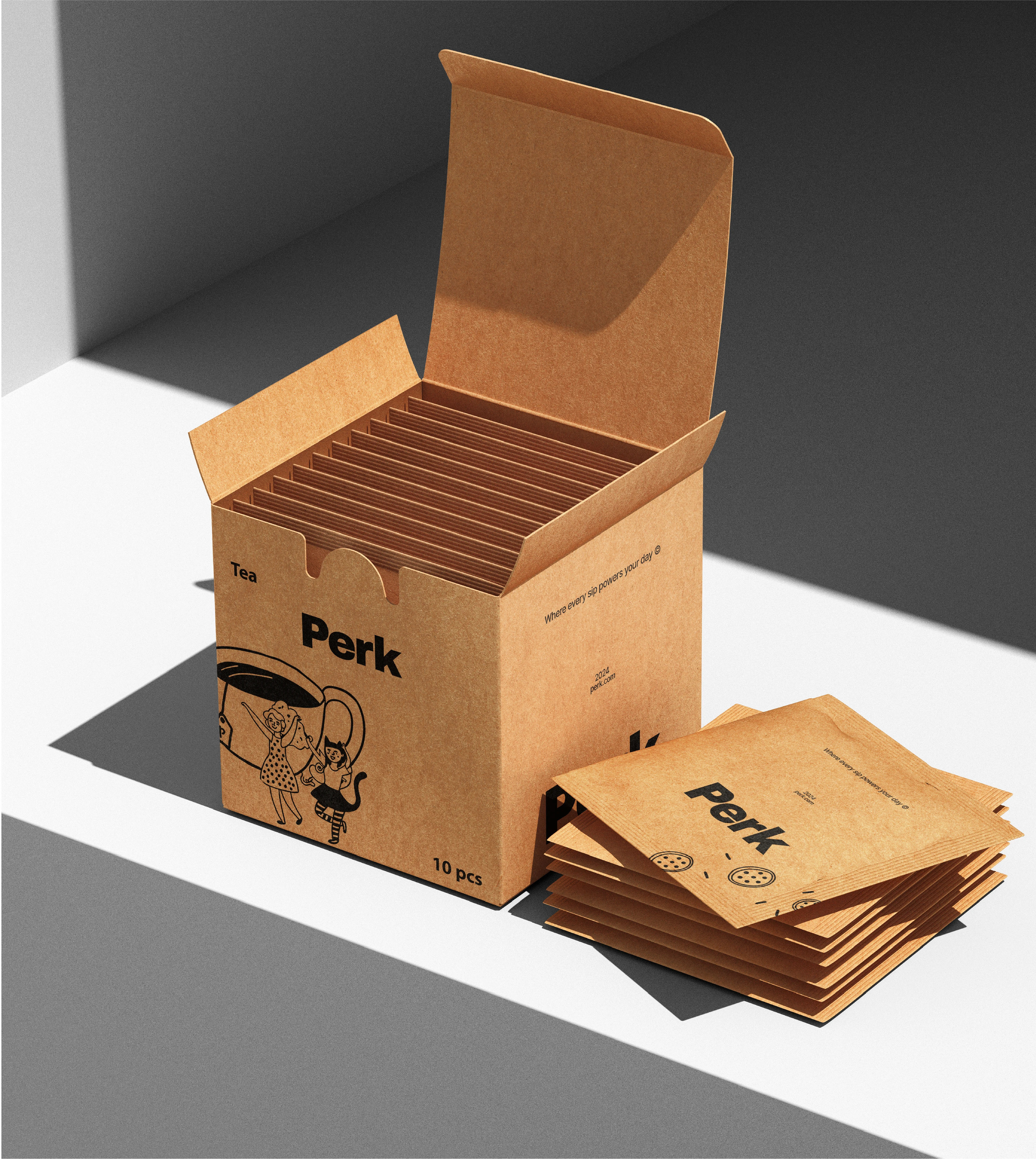 Логотип Фирменный стиль КОФЕ brand Perking coffee УПАКОВКА — Изображение №10 — Брендинг на Dprofile