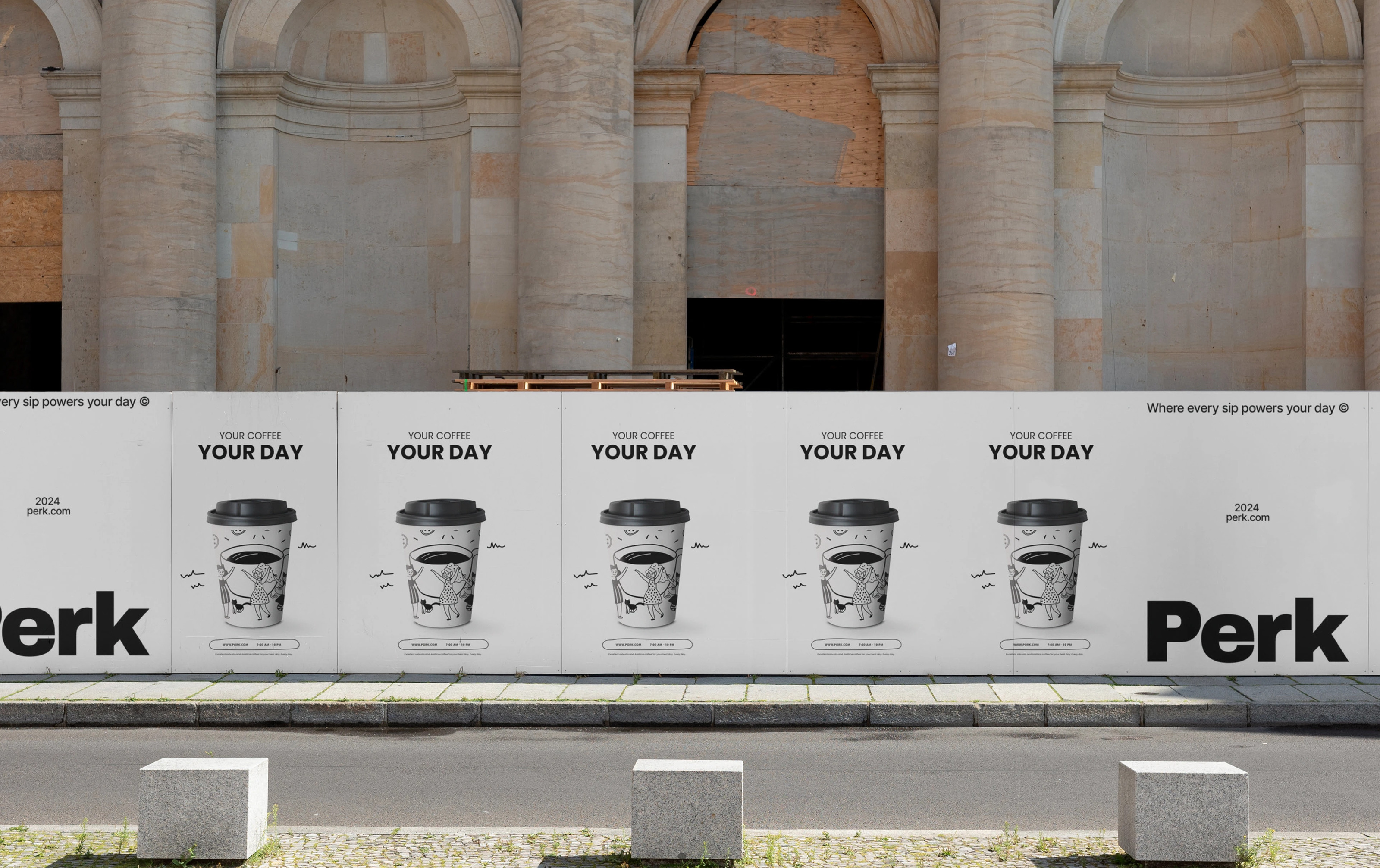 Логотип Фирменный стиль КОФЕ brand Perking coffee УПАКОВКА — Изображение №5 — Брендинг на Dprofile