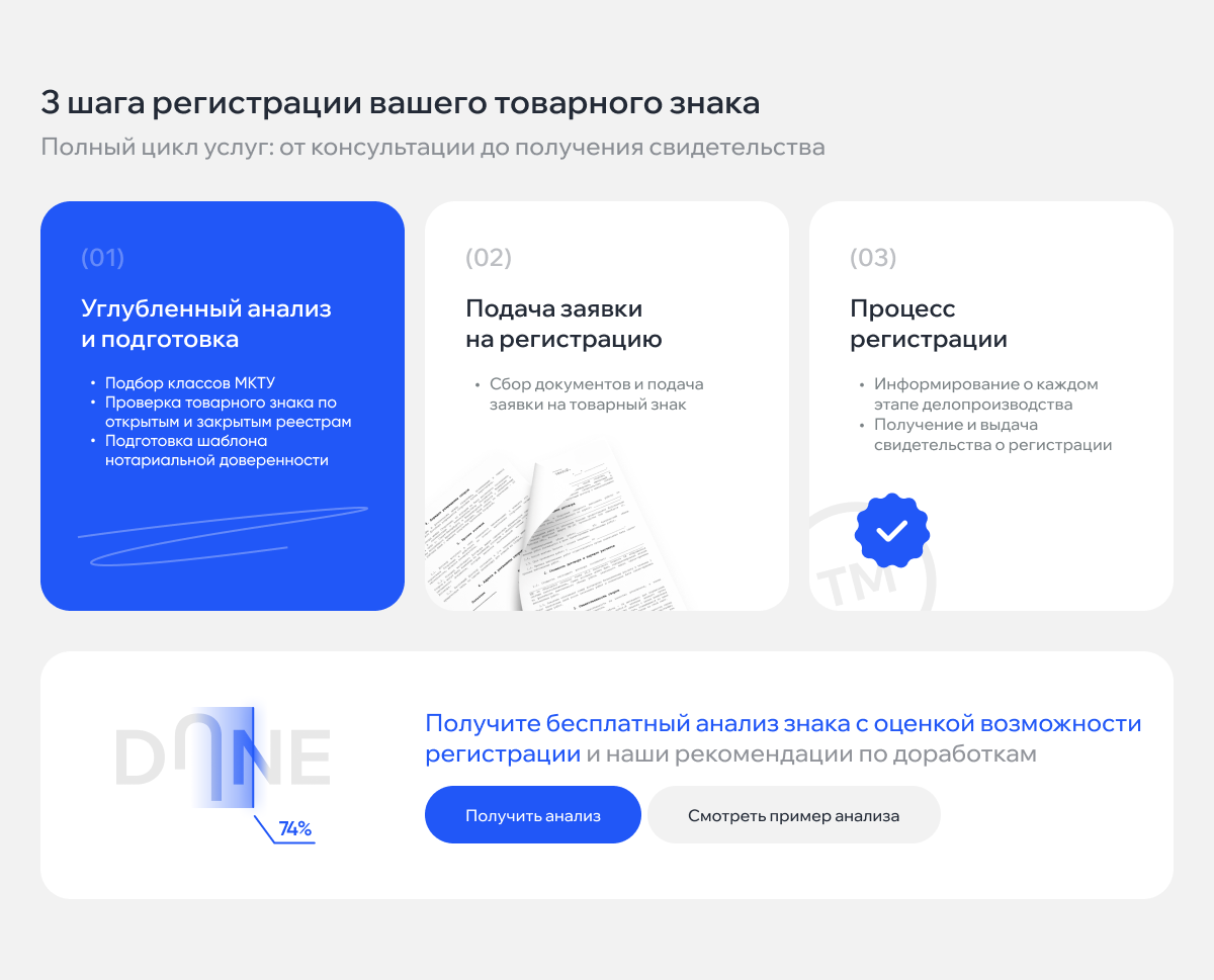 Landing page для сайта юриста — Изображение №3 — Интерфейсы на Dprofile