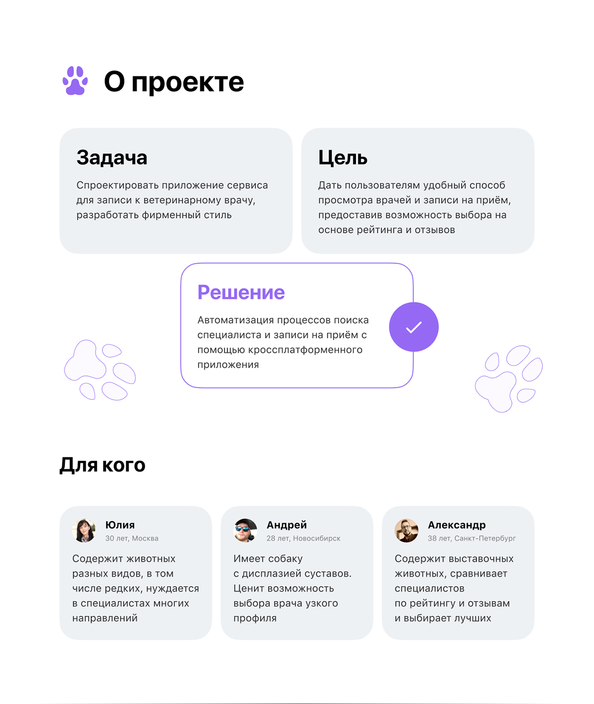 Мобильное приложение ВетМир — Изображение №2 — Интерфейсы на Dprofile