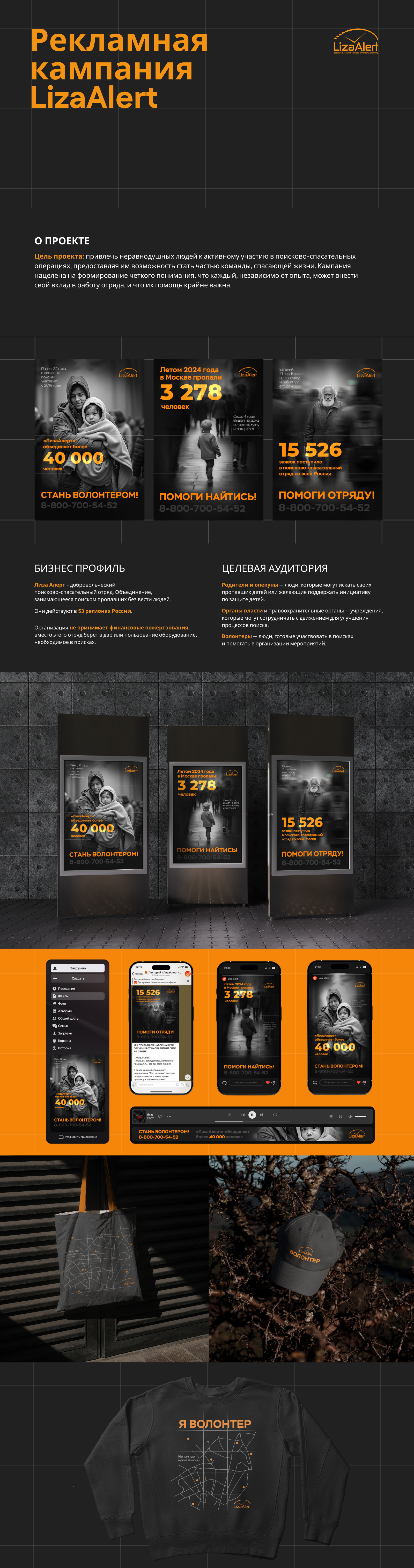Рекламная кампания LizaAlert — Изображение №1 — Графика, Маркетинг на Dprofile