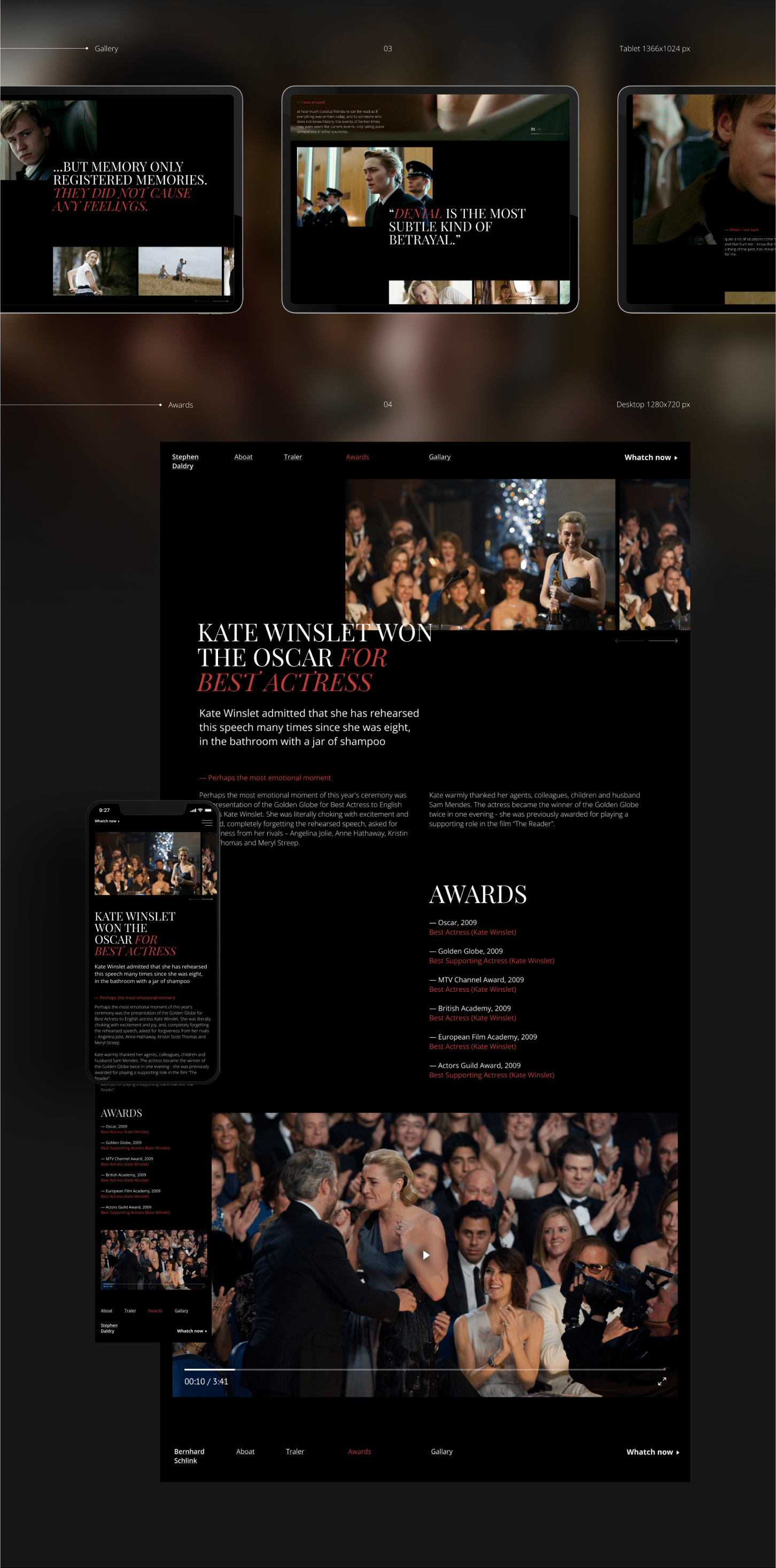 The Reader | Promo website concept — Изображение №3 — Интерфейсы, Брендинг на Dprofile