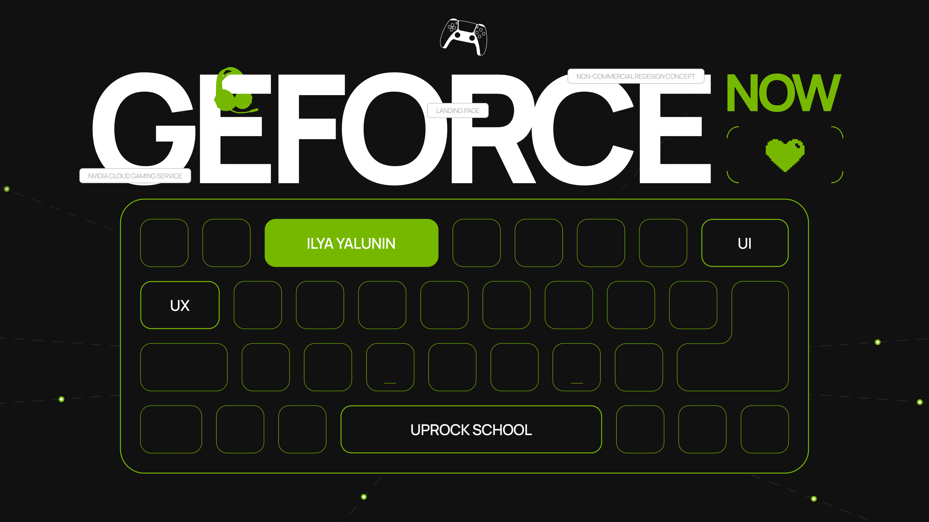 Geforce Now | Landing page — Изображение №1 — Интерфейсы на Dprofile