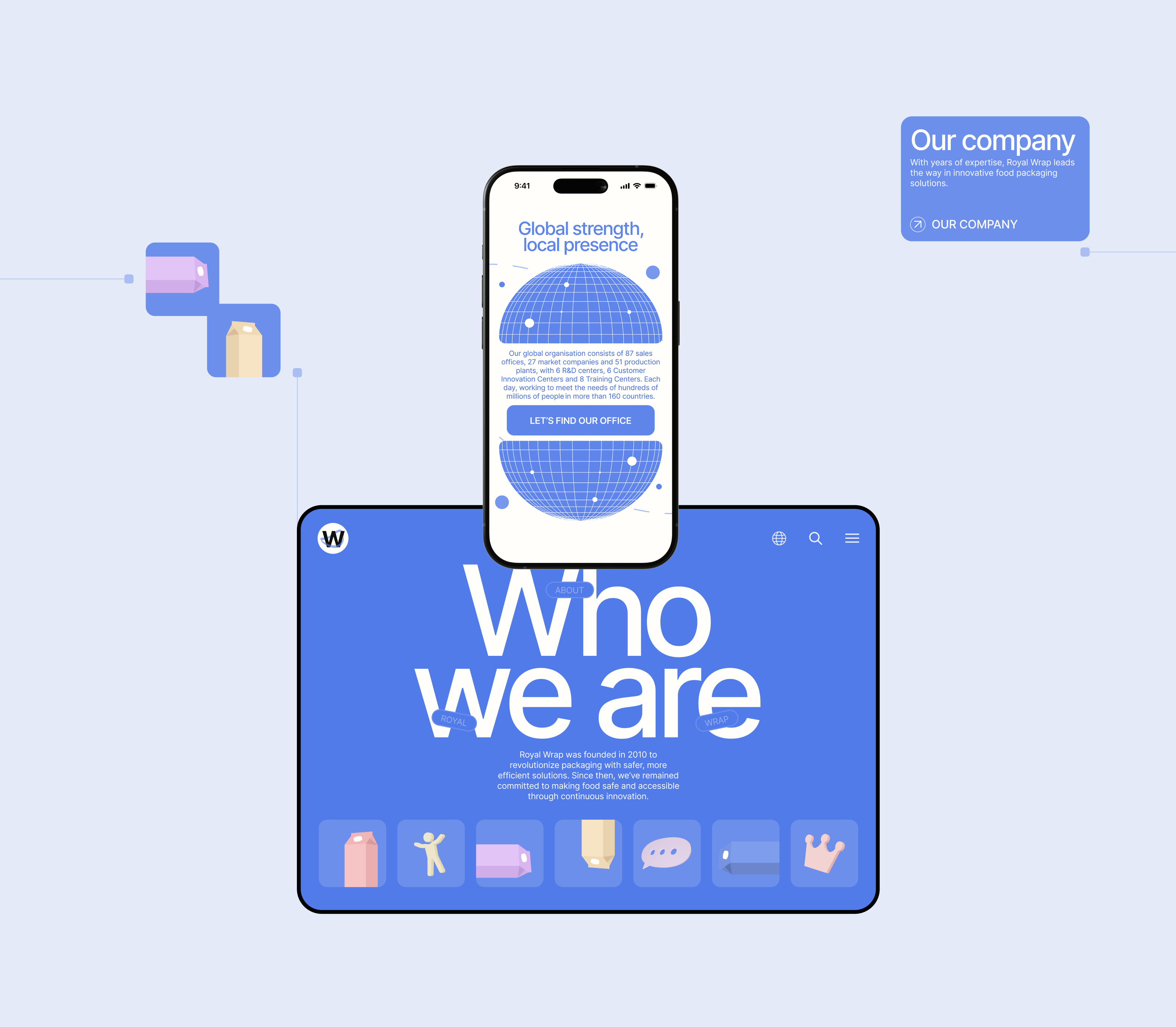 Royal Wrap | Website — Изображение №5 — Интерфейсы, Графика на Dprofile