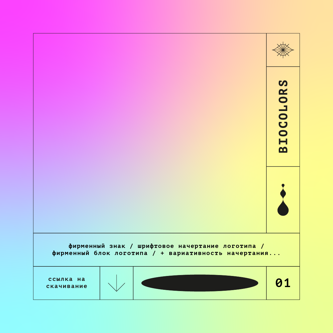 брендинг для biocolors — Изображение №3 — Брендинг, Иллюстрация на Dprofile