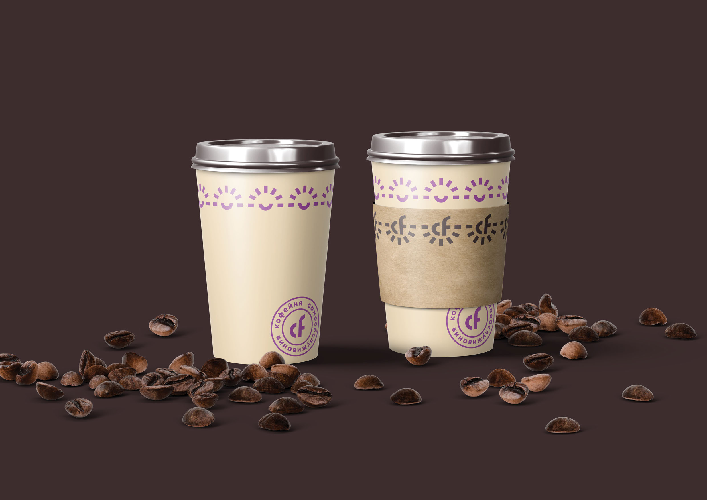 CoffeeFun. Айдентика для вендинг машины — Изображение №6 — Брендинг, Графика на Dprofile