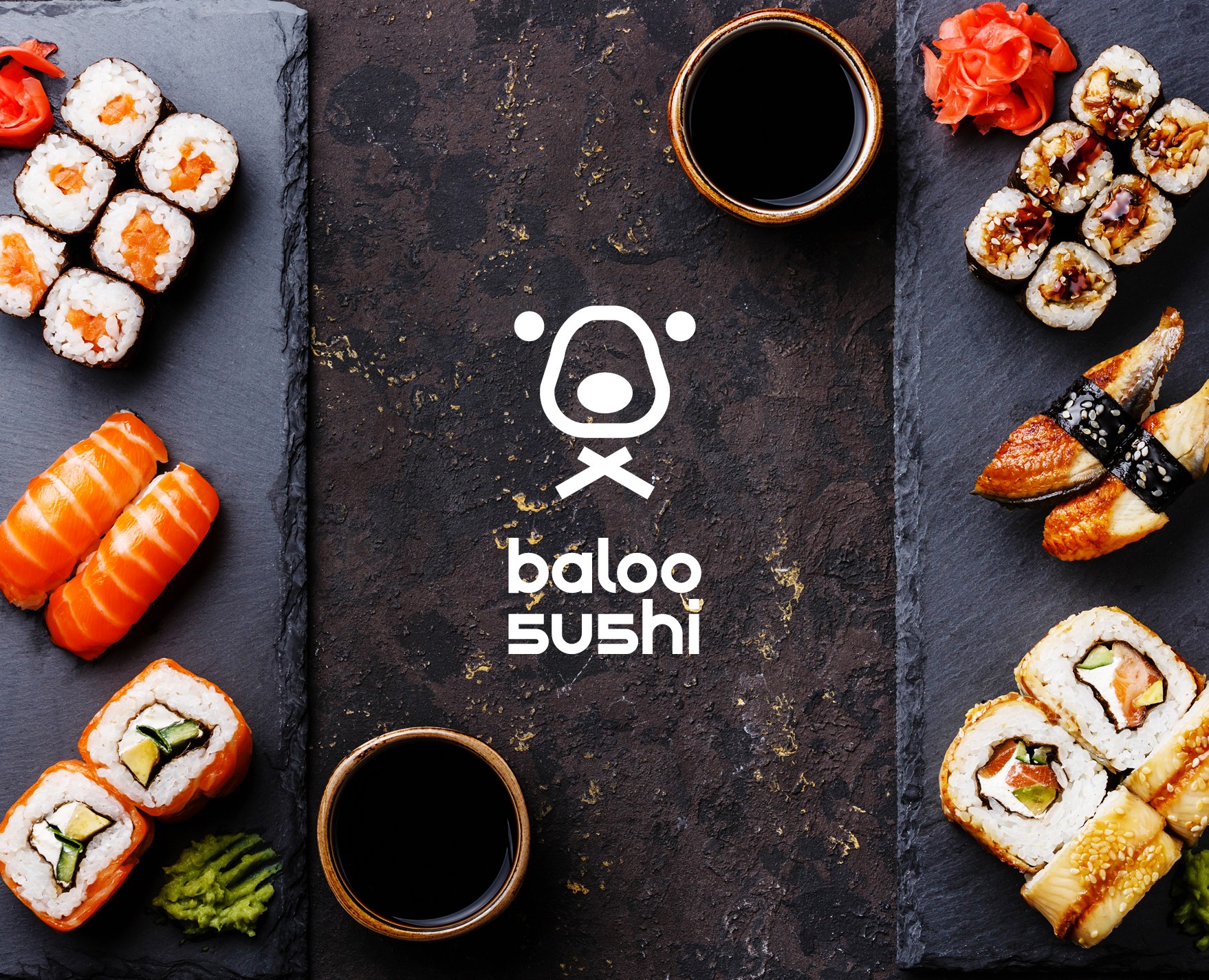 Baloo Sushi. Айдентика для паназиатской еды — Брендинг, Графика на Dprofile