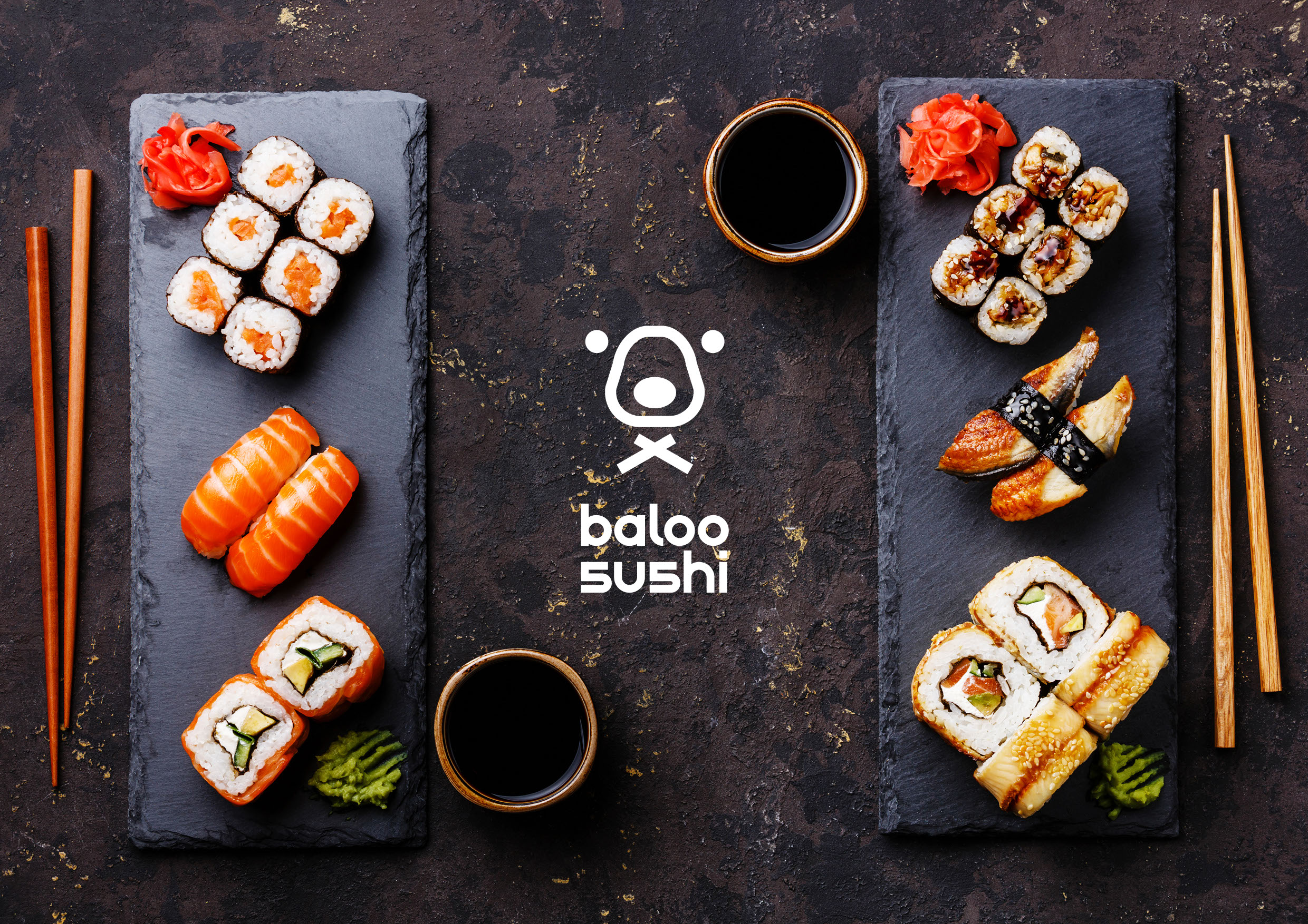 Baloo Sushi. Айдентика для паназиатской еды — Изображение №1 — Брендинг, Графика на Dprofile