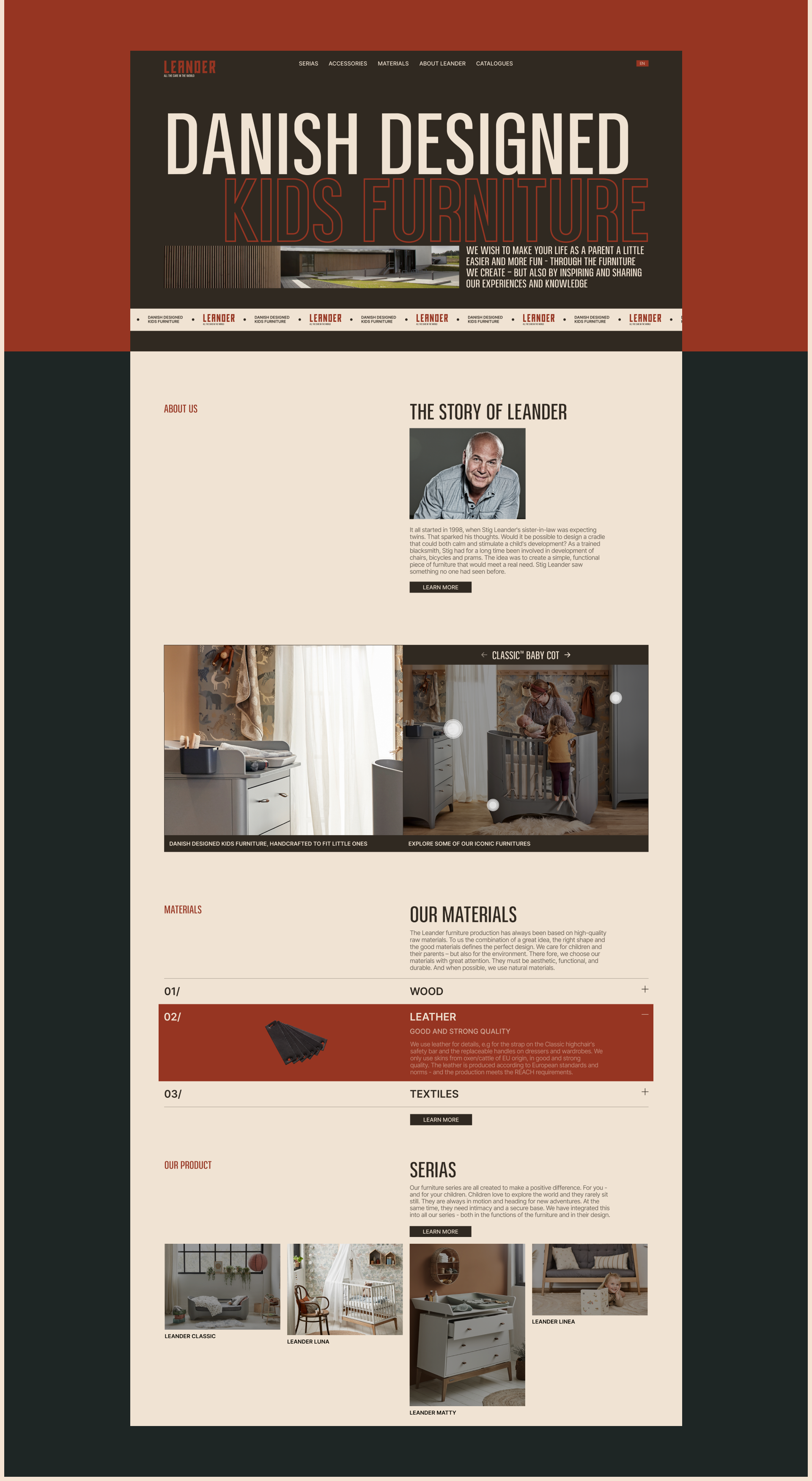 LEANDER | Redesign | Landing page — Изображение №4 — Интерфейсы на Dprofile