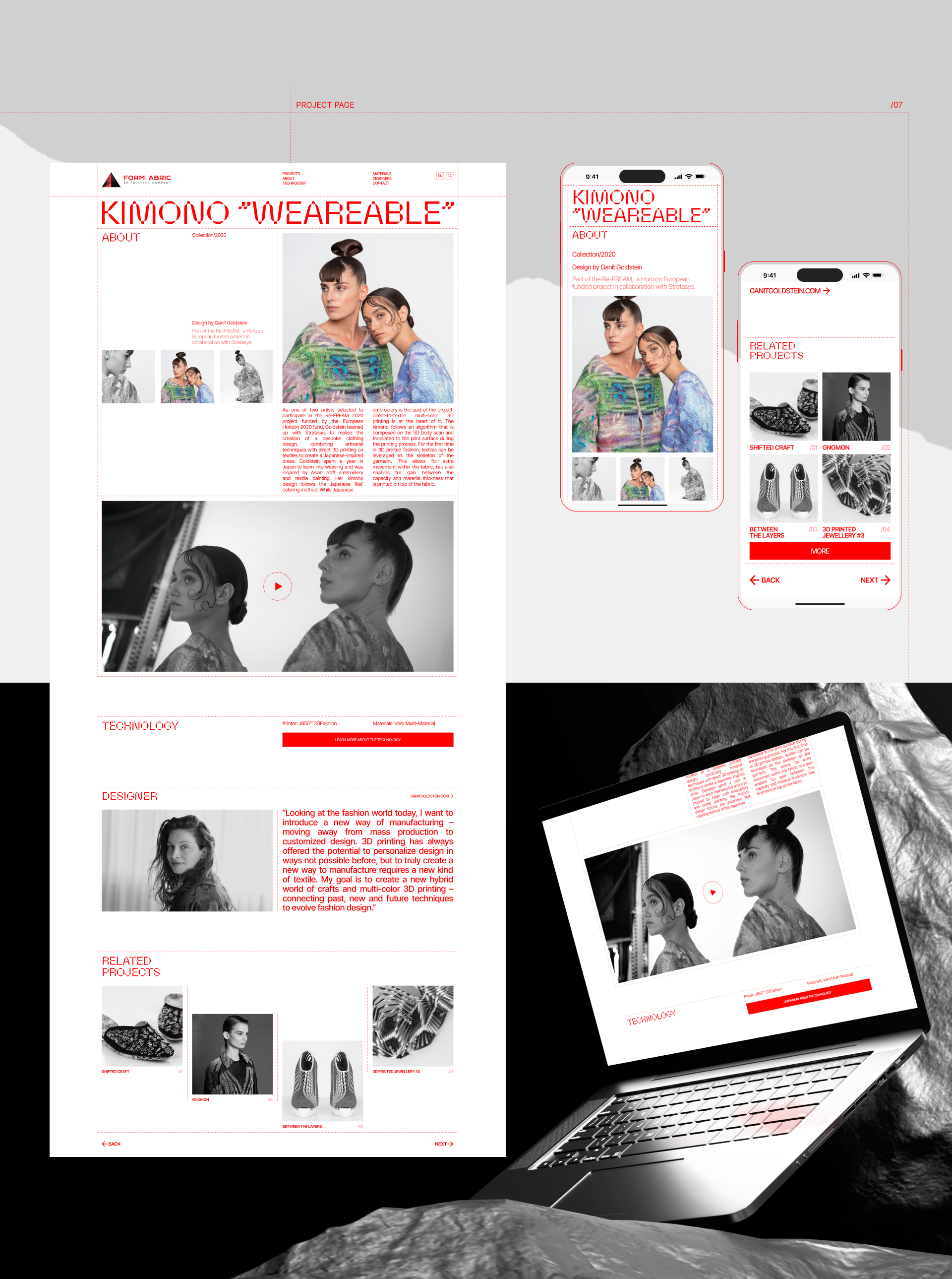 FORMFABRIC | Corporate Website — Изображение №10 — Интерфейсы на Dprofile