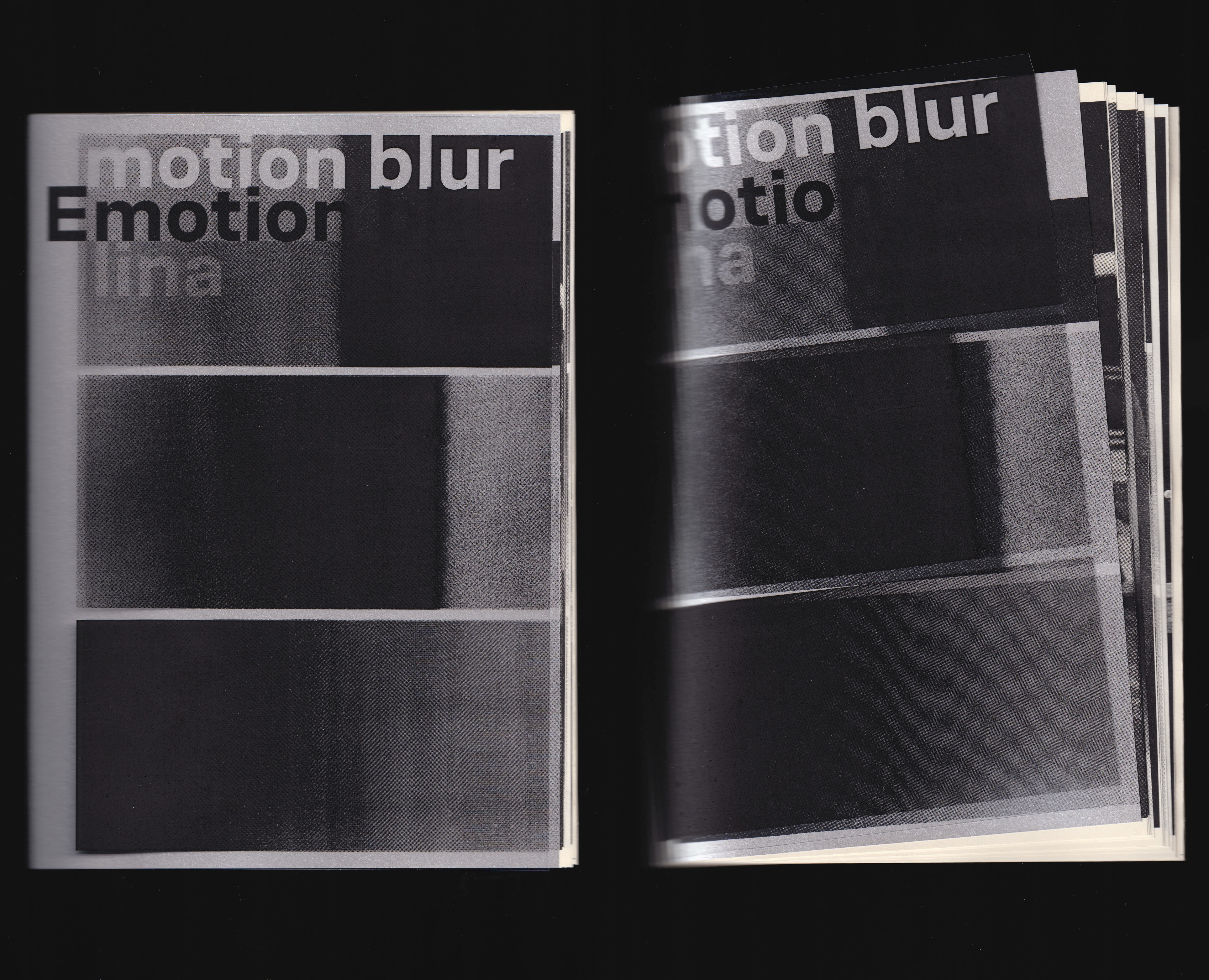 Emotion motion blur photo zine — Графика на Dprofile