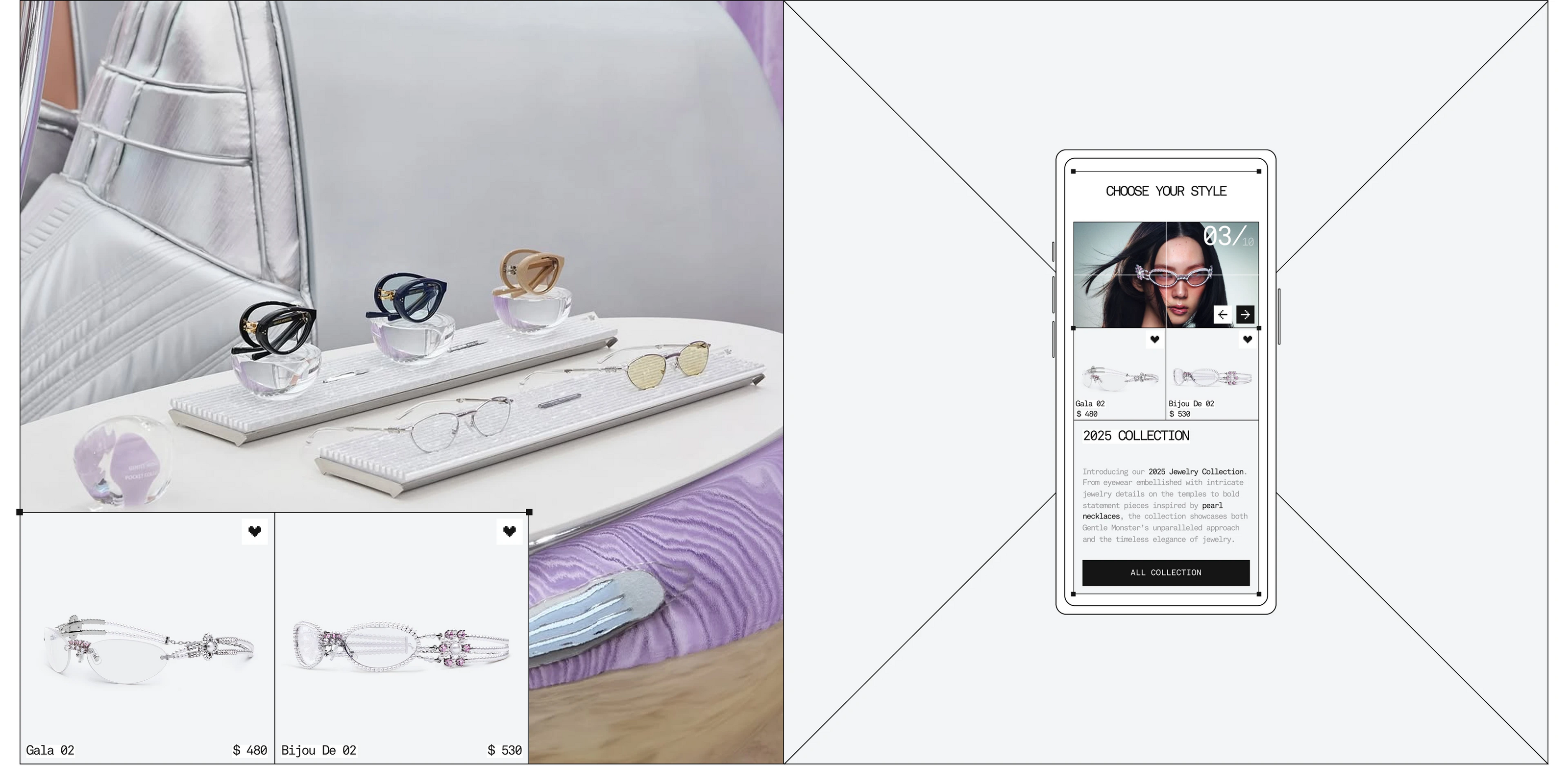 GENTLE MONSTER — redesign concept — Изображение №3 — Интерфейсы на Dprofile