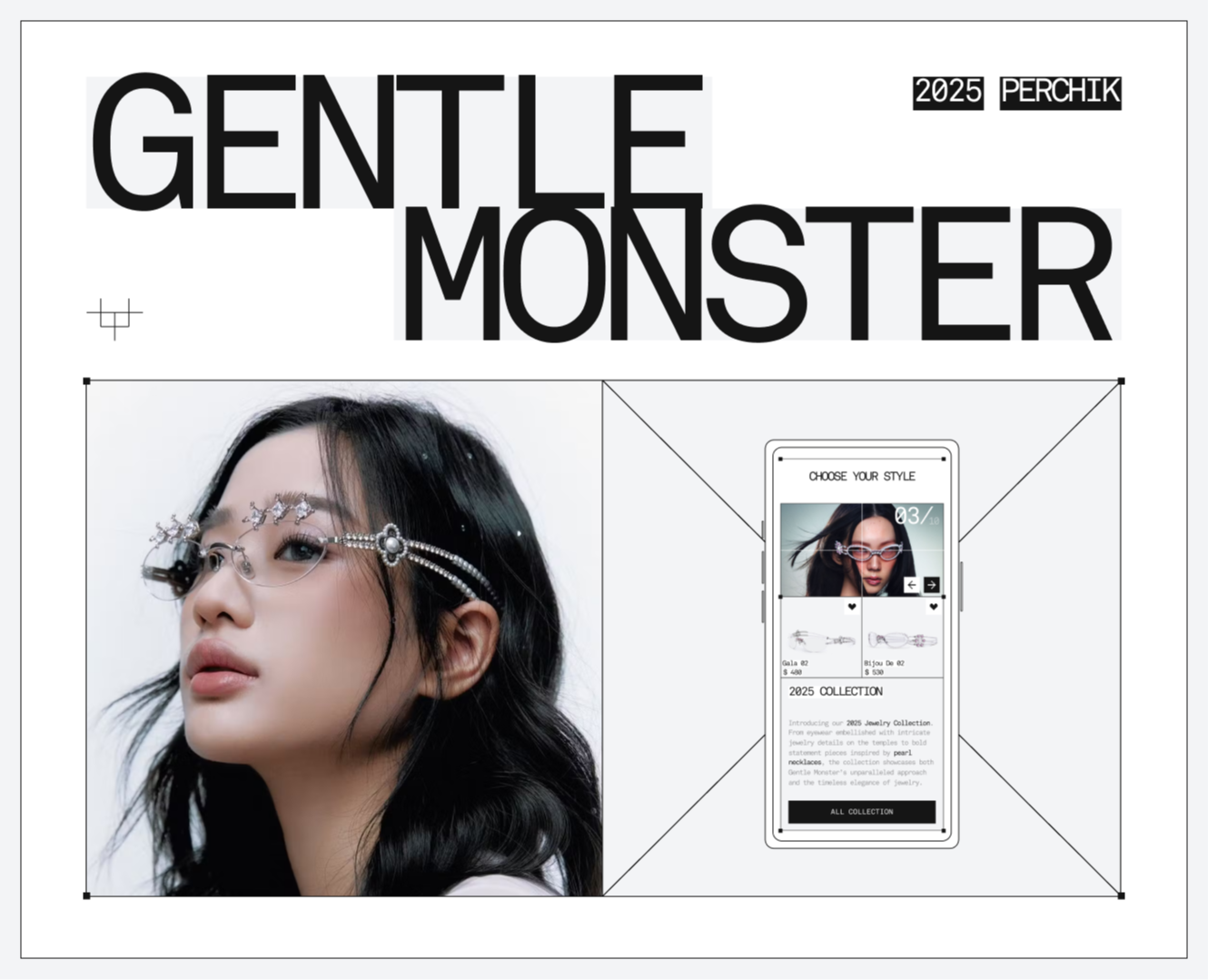 GENTLE MONSTER — redesign concept на Dprofile
