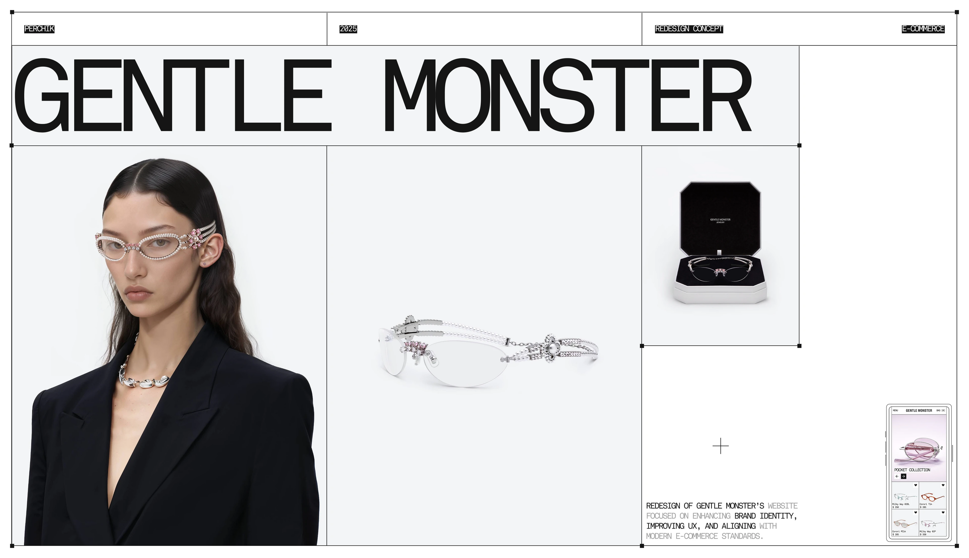 GENTLE MONSTER — redesign concept — Изображение №1 — Интерфейсы на Dprofile