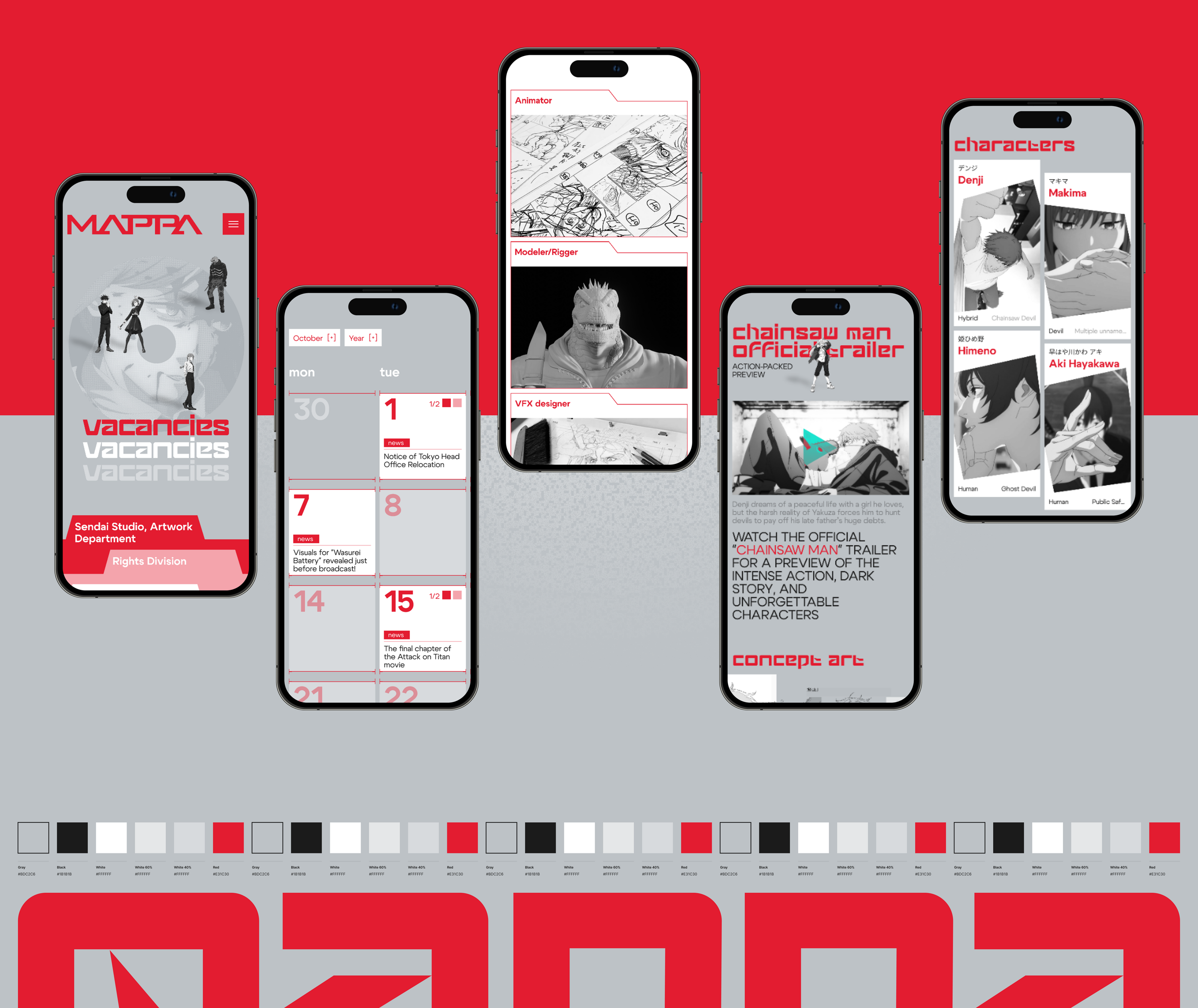 MAPPA — redesign concept — Изображение №12 — Интерфейсы на Dprofile