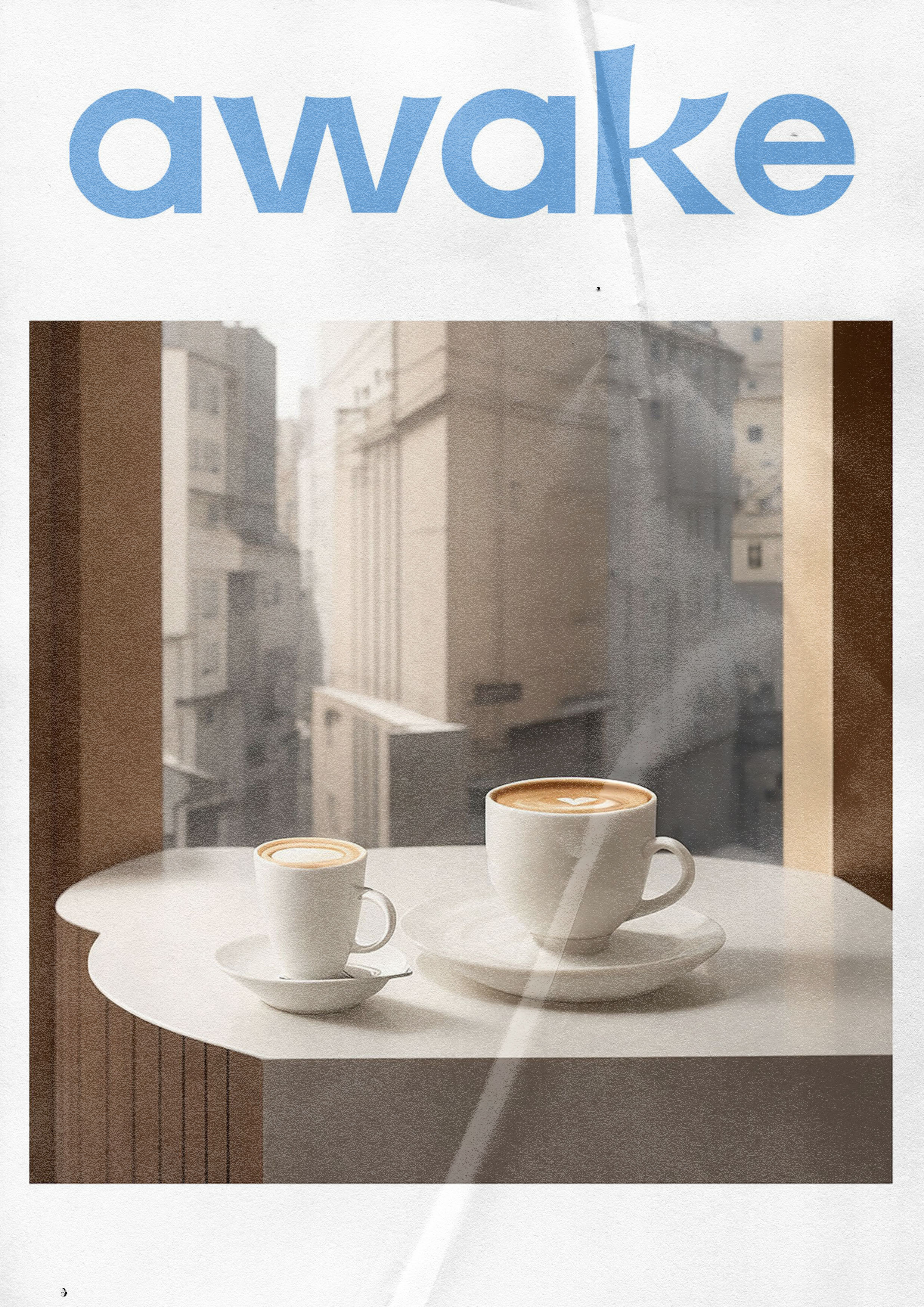 Рекламный плакат для кофейни "awake" — Изображение №3 — Брендинг, Графика на Dprofile