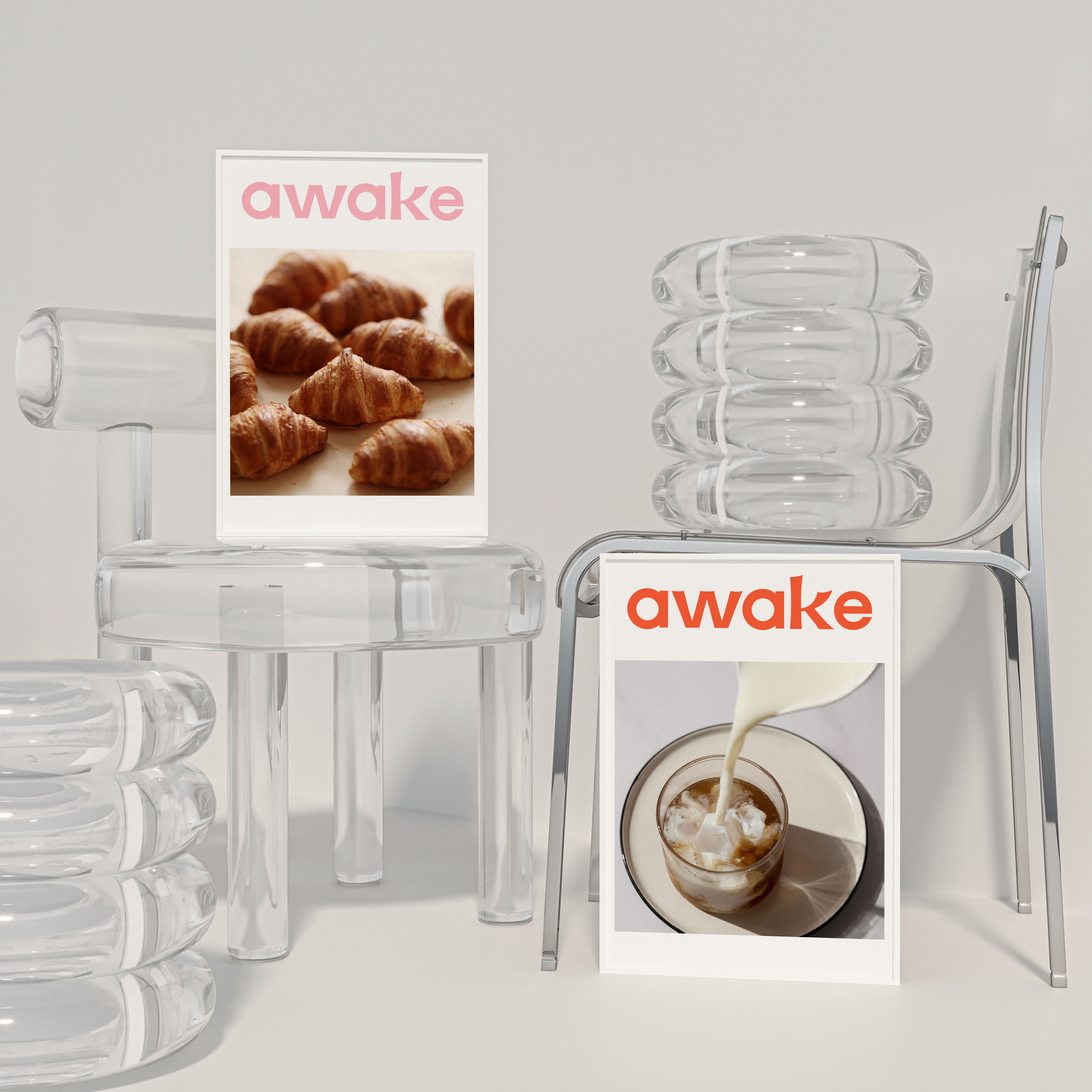Рекламный плакат для кофейни "awake" — Изображение №4 — Брендинг, Графика на Dprofile