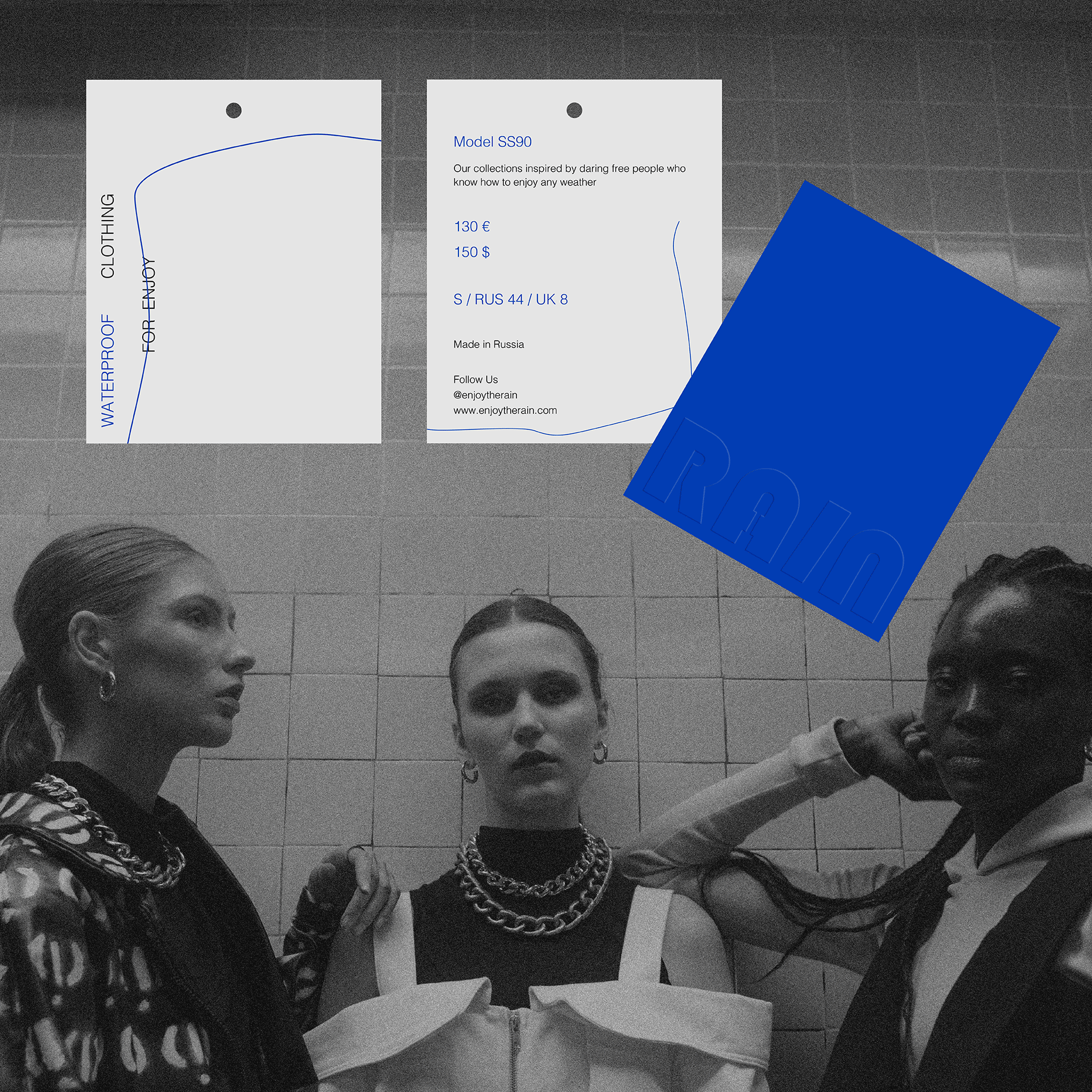 RAIN / brand identity / logotype — Изображение №5 — Брендинг, Графика на Dprofile