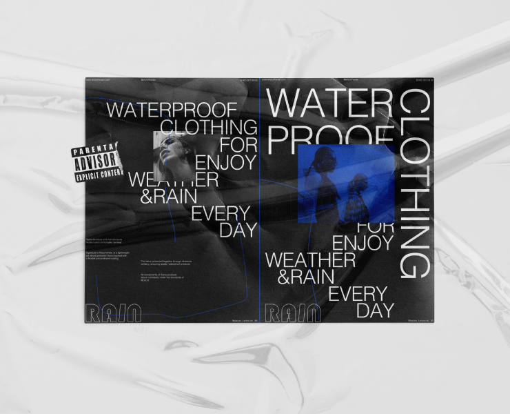 RAIN / brand identity / logotype — Брендинг, Графика на Dprofile