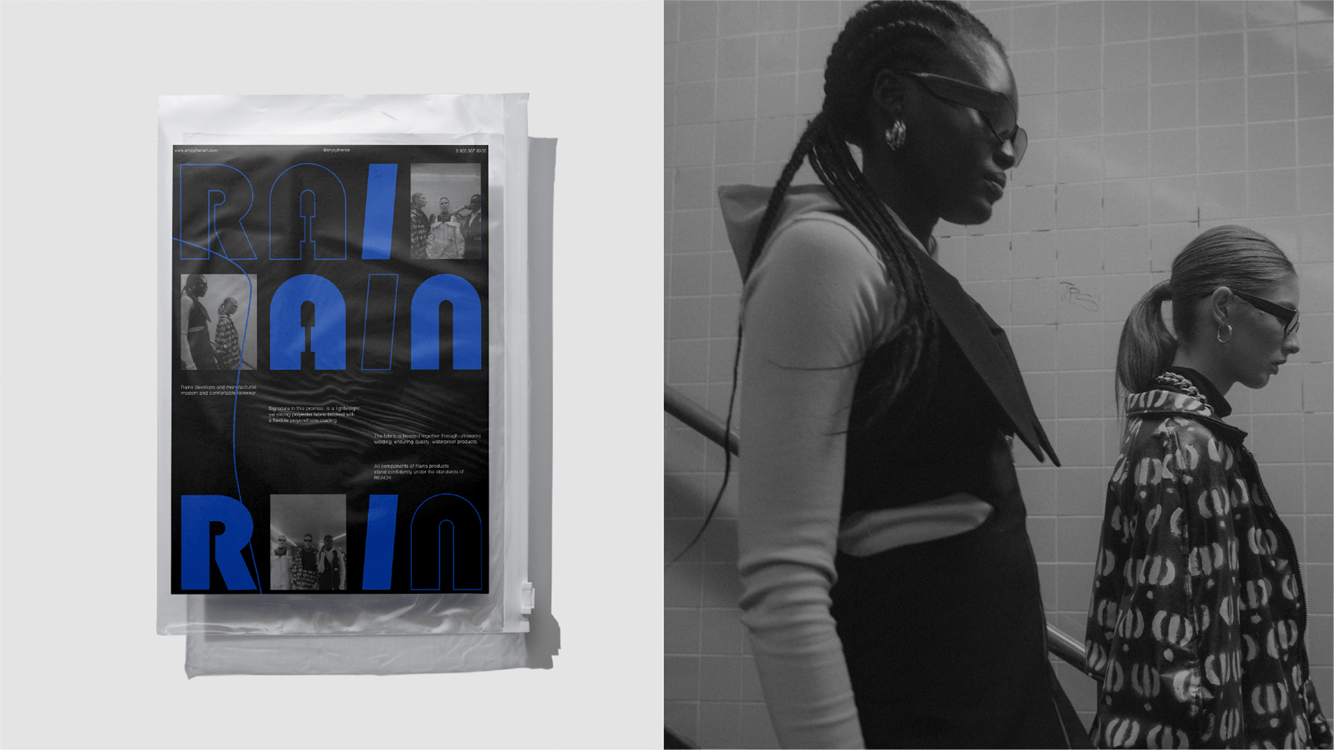 RAIN / brand identity / logotype — Изображение №4 — Брендинг, Графика на Dprofile