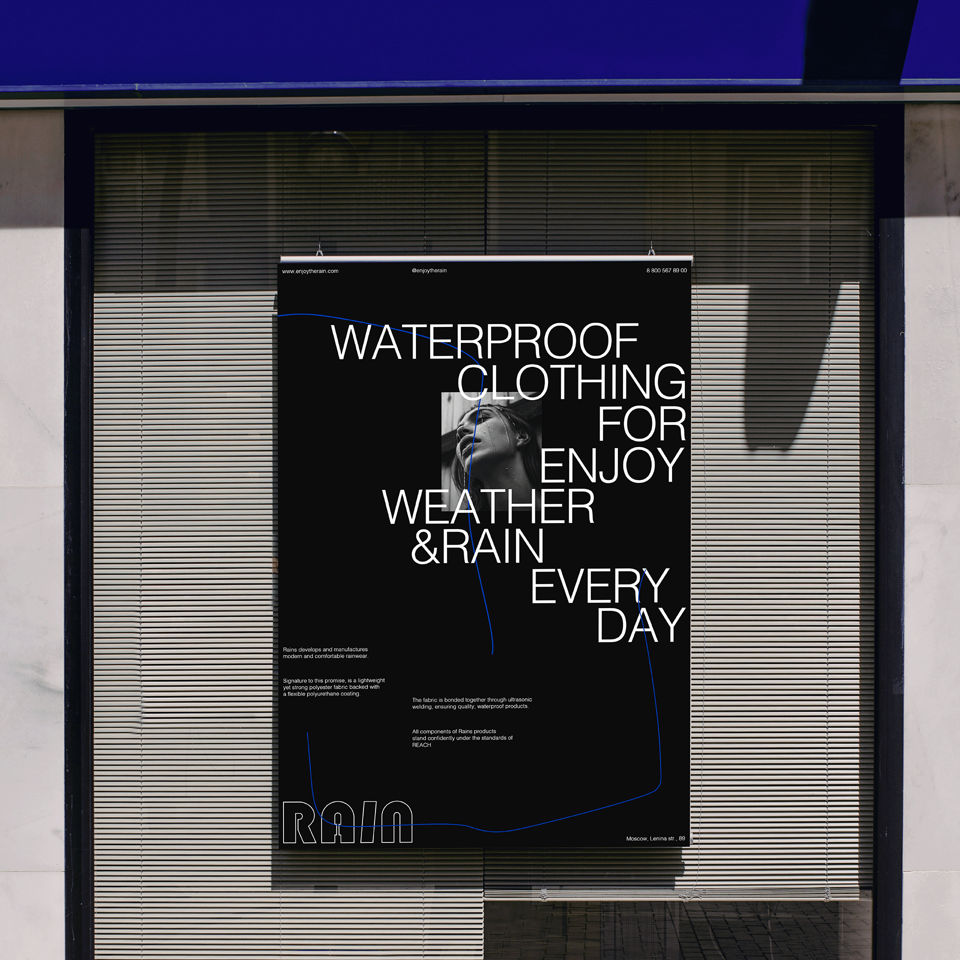 RAIN / brand identity / logotype — Изображение №12 — Брендинг, Графика на Dprofile