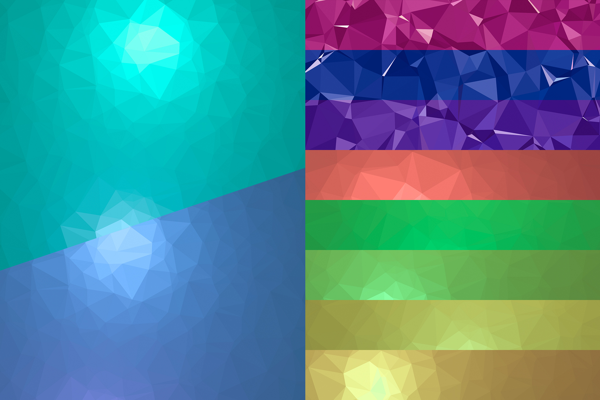 150 Geometric Triangle Backgrounds — Изображение №10 — Иллюстрация, Графика на Dprofile