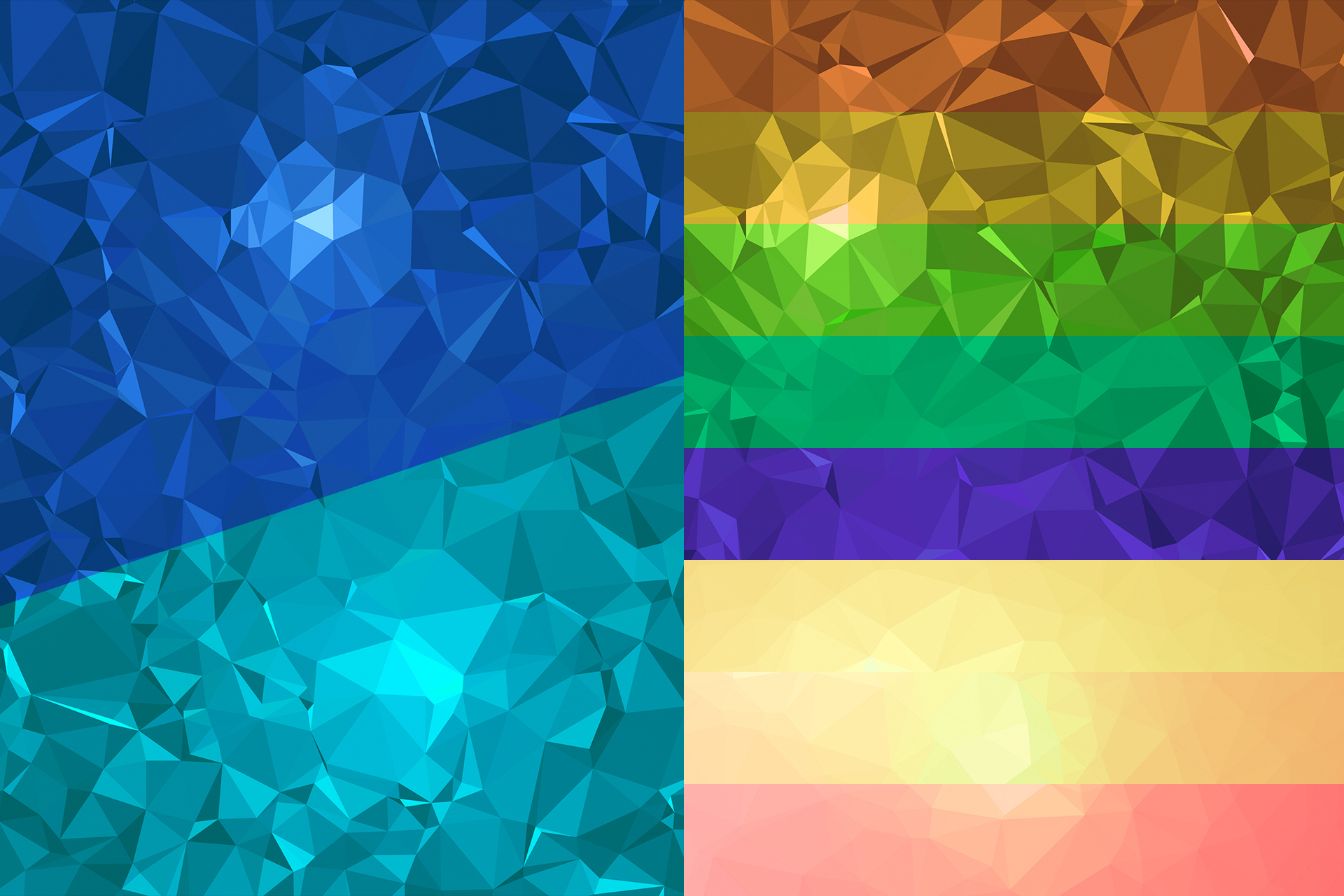 150 Geometric Triangle Backgrounds — Изображение №9 — Иллюстрация, Графика на Dprofile