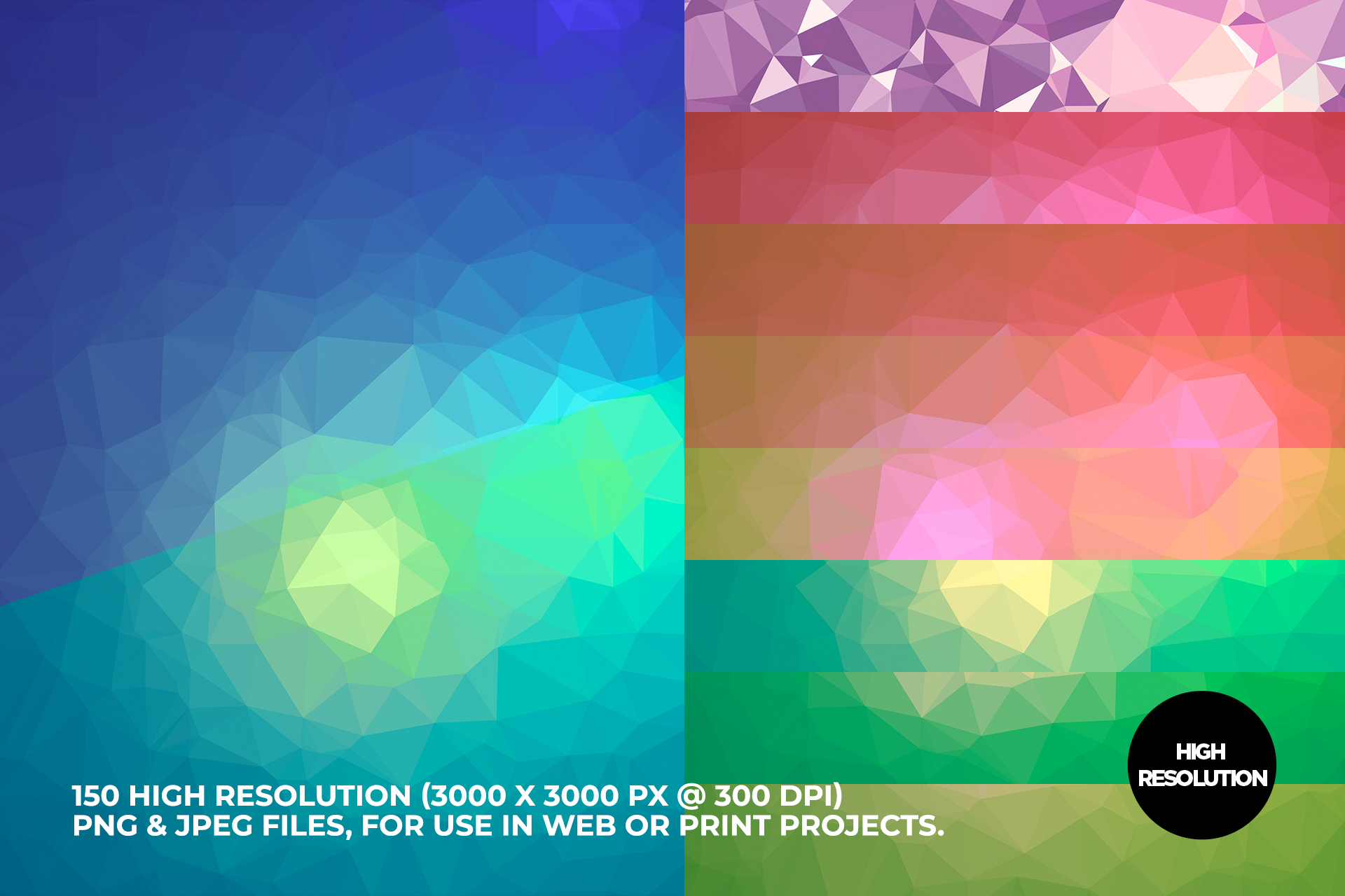 150 Geometric Triangle Backgrounds — Изображение №5 — Иллюстрация, Графика на Dprofile