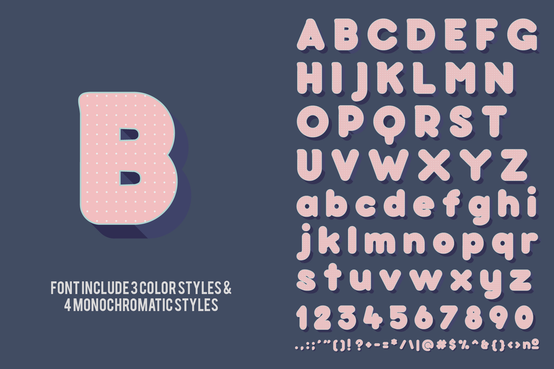 Baku - OTF color font — Изображение №4 — Графика на Dprofile