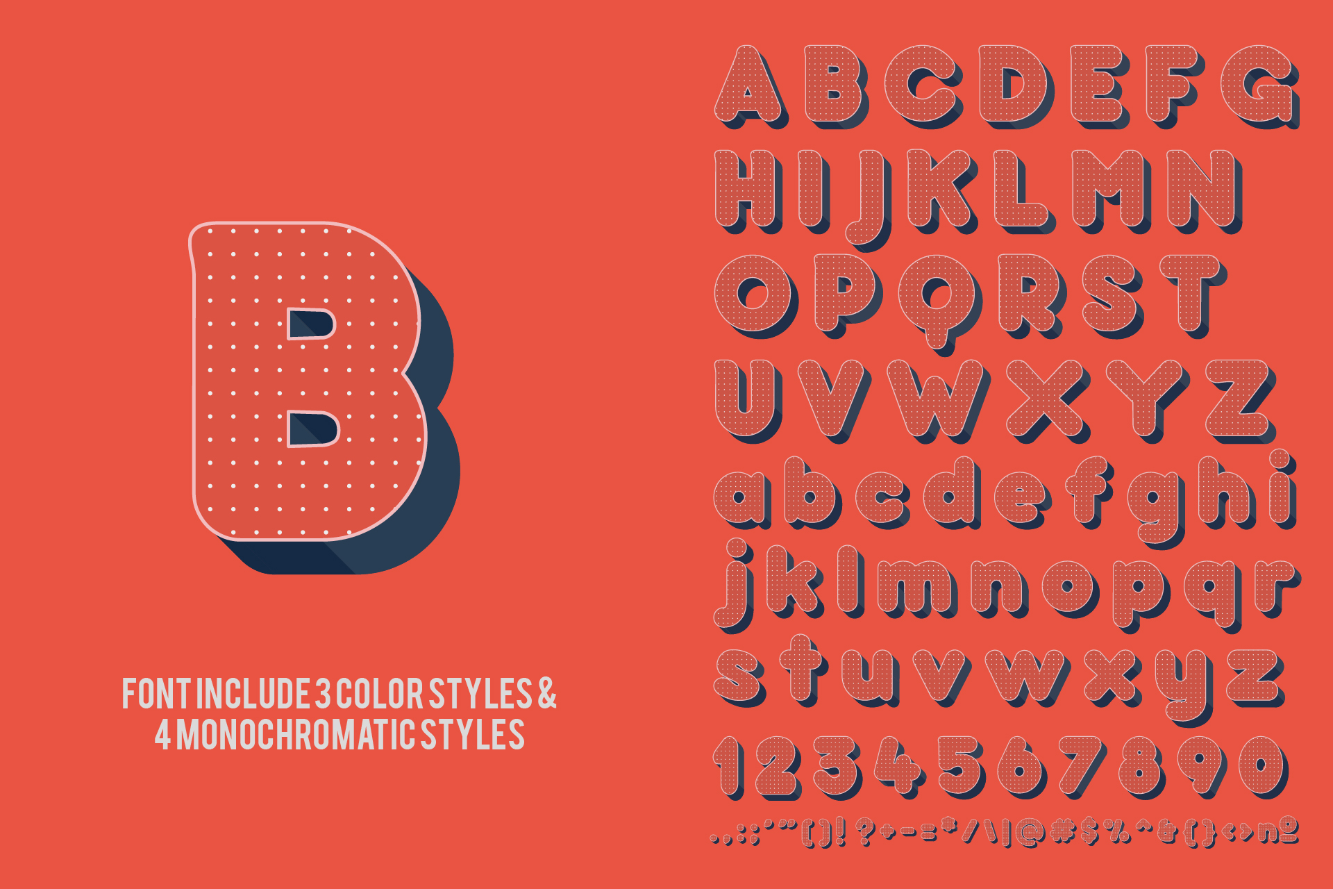 Baku - OTF color font — Изображение №2 — Графика на Dprofile