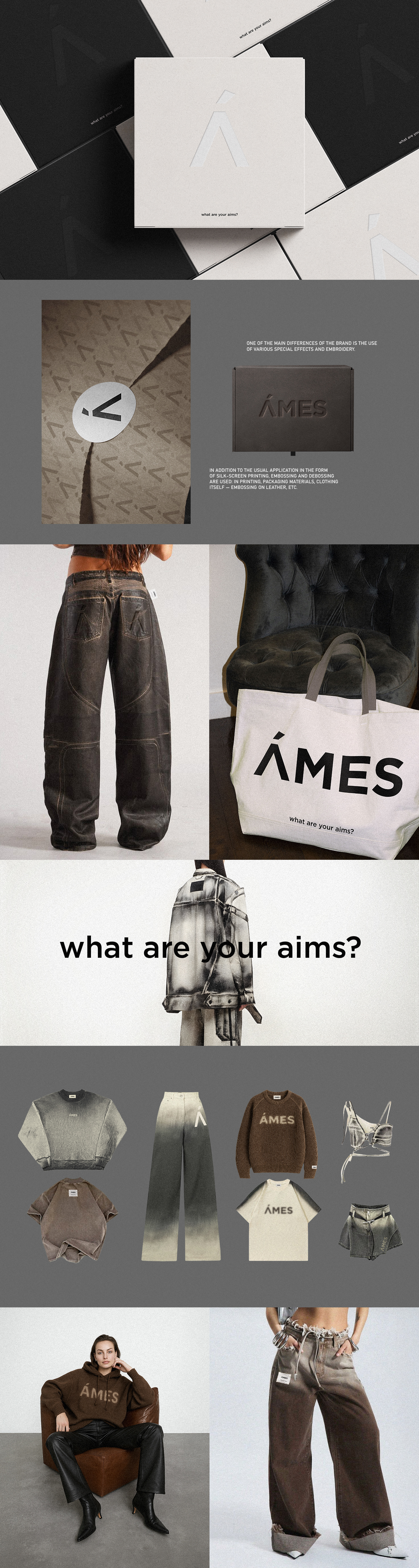 AMES ● CLOTHING BRAND — Изображение №3 — Брендинг на Dprofile