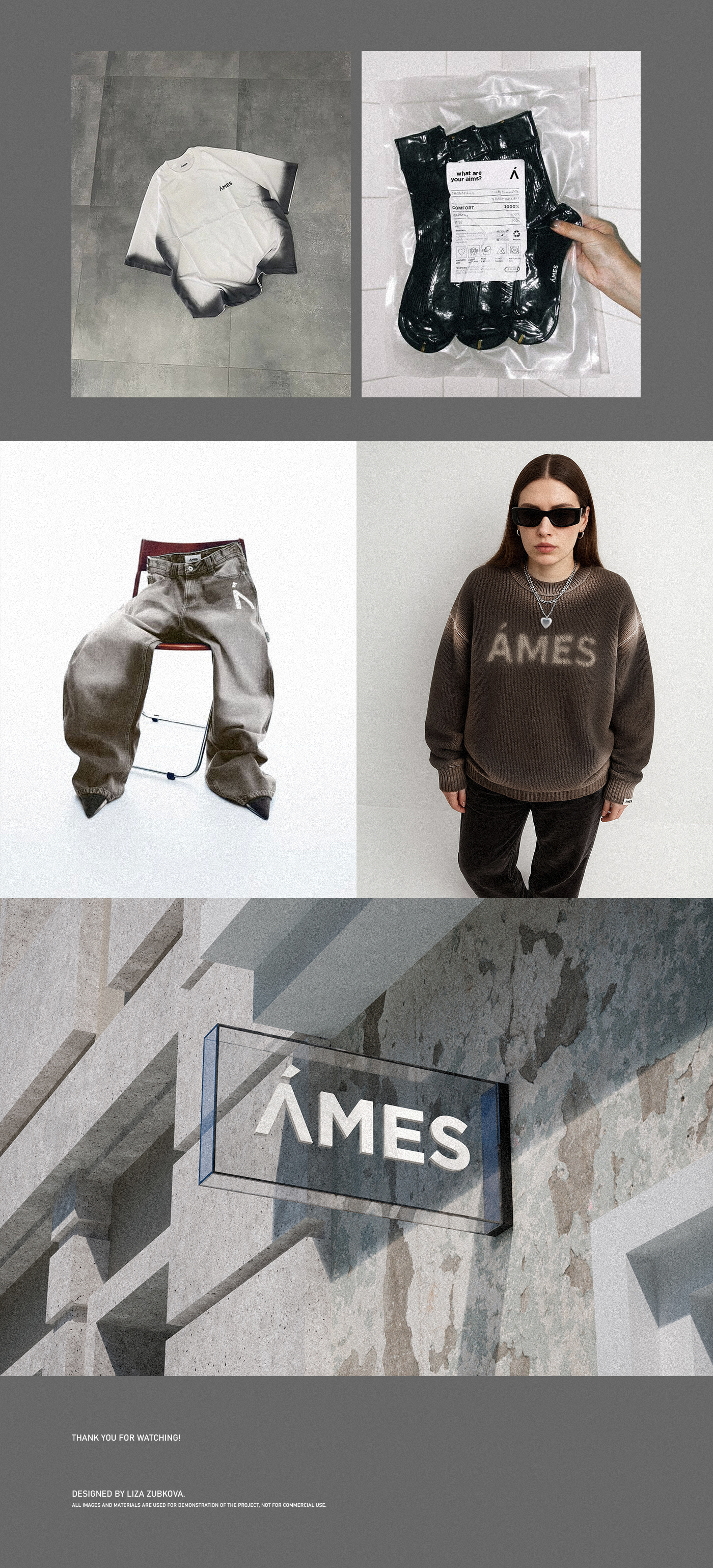 AMES ● CLOTHING BRAND — Изображение №4 — Брендинг на Dprofile