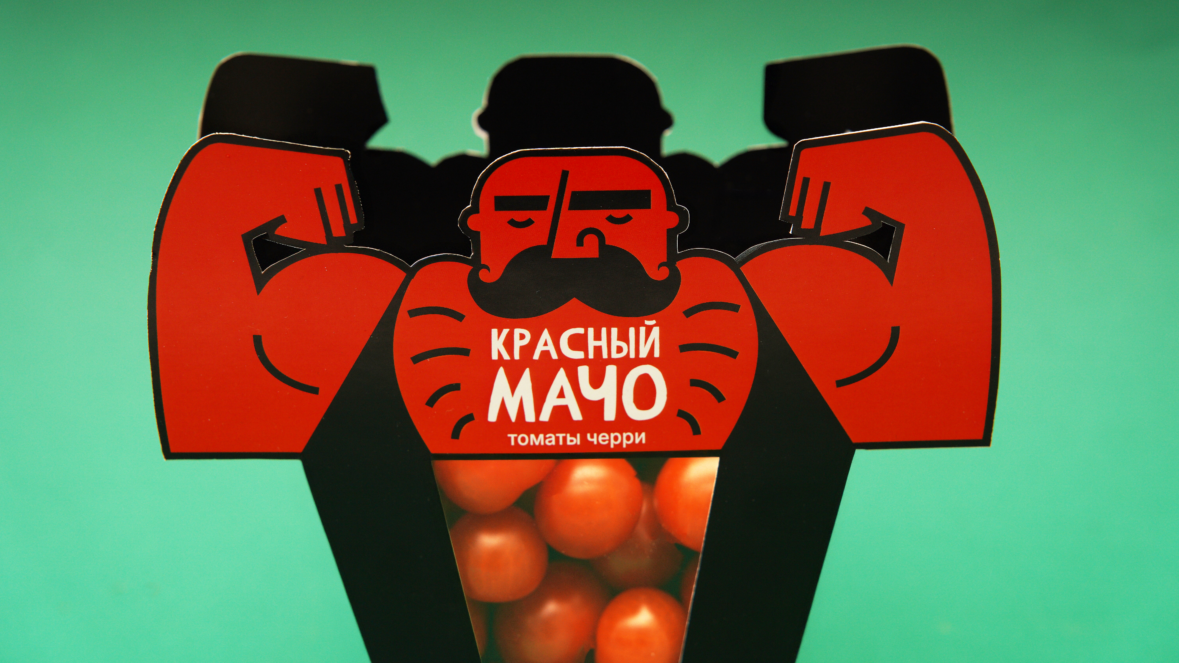 Разработка упаковки для томатов черри "Красный мачо" — Изображение №6 — Брендинг, Иллюстрация на Dprofile