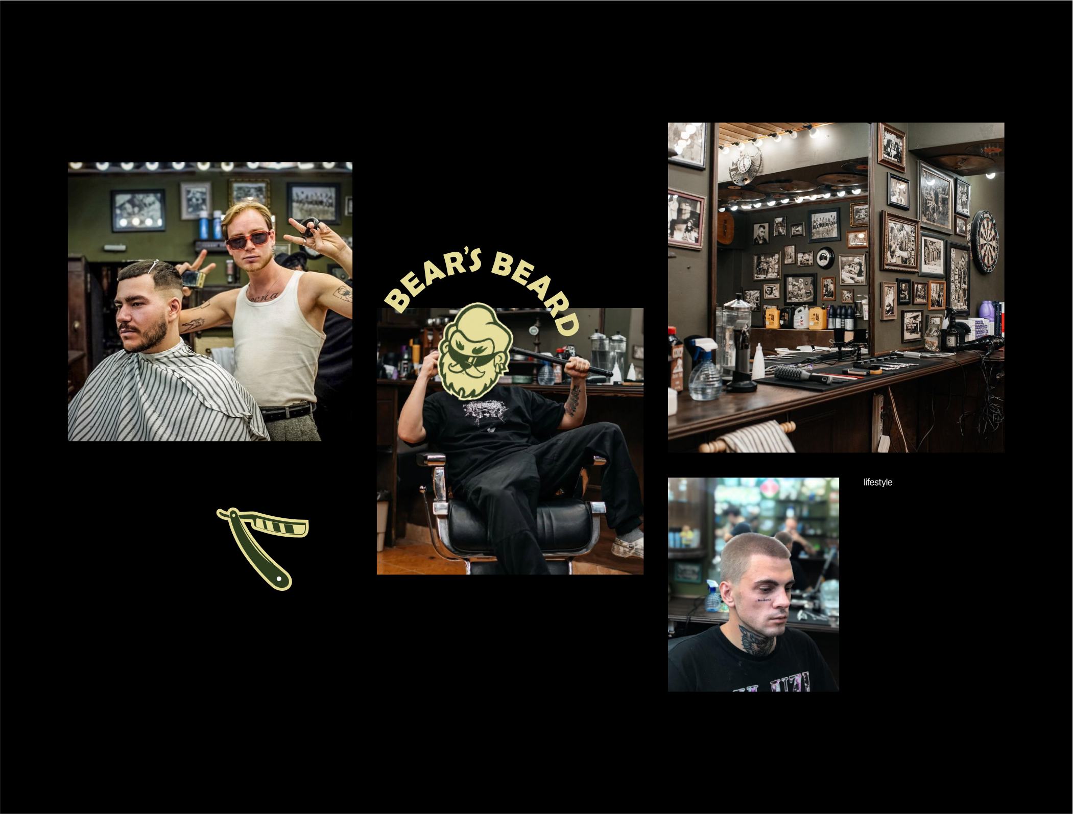 The Bear's Beard | Barbershop Branding — Изображение №2 — Брендинг на Dprofile