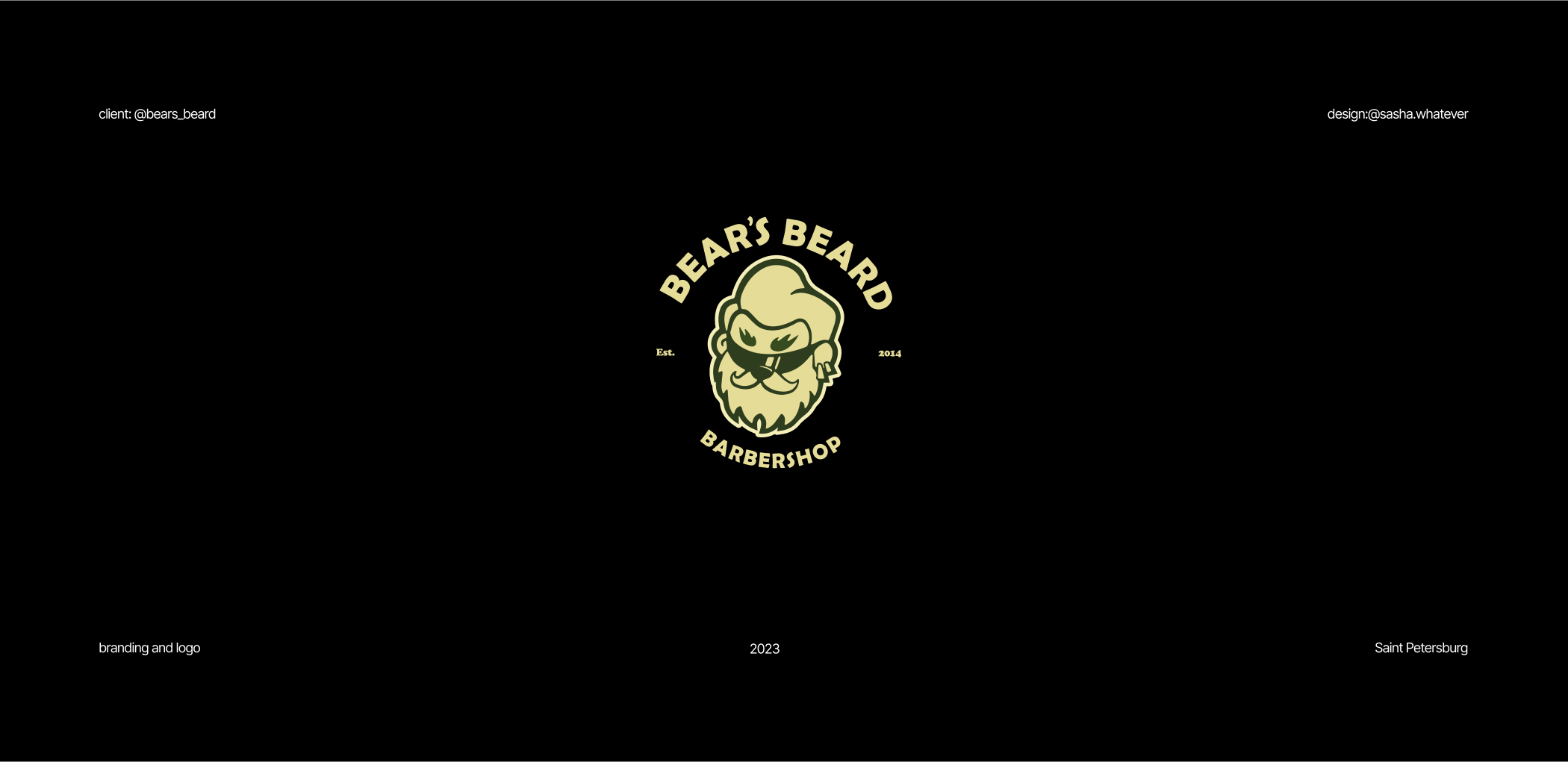 The Bear's Beard | Barbershop Branding — Изображение №1 — Брендинг на Dprofile