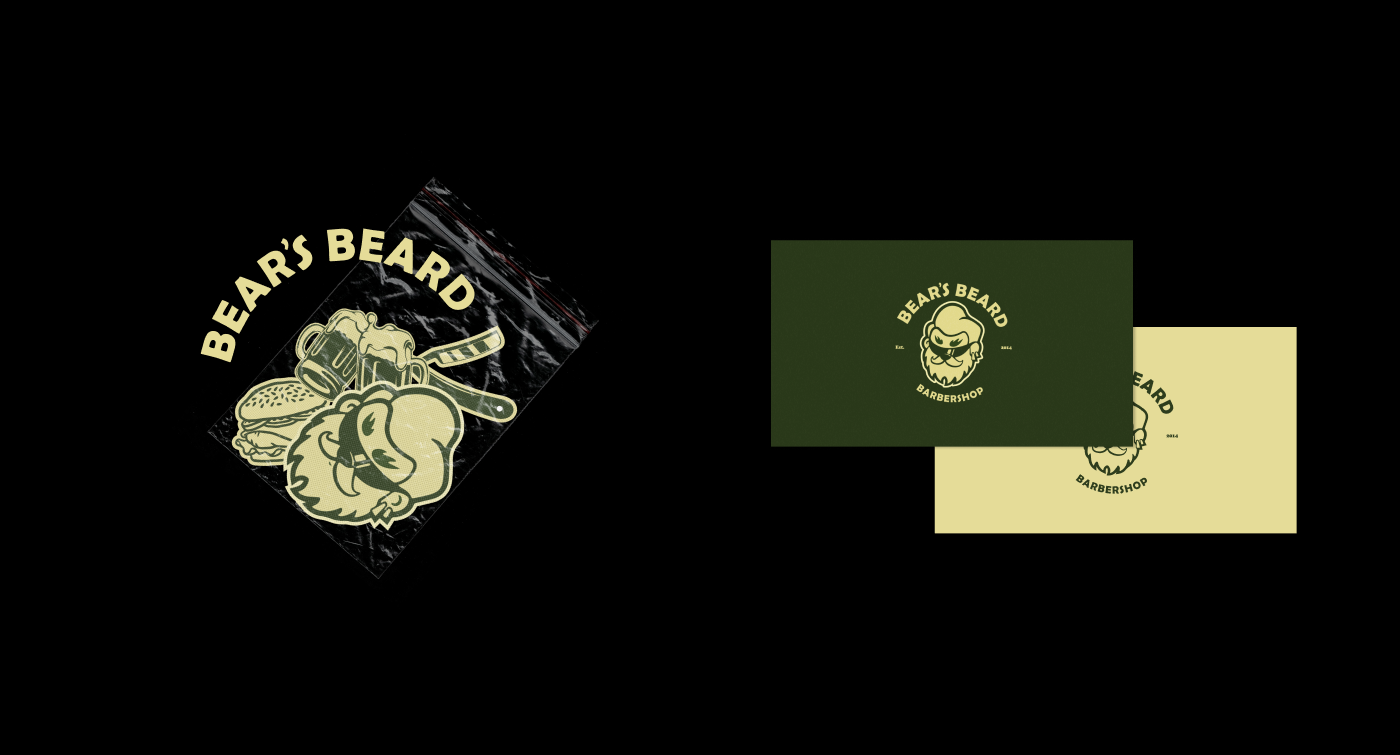 The Bear's Beard | Barbershop Branding — Изображение №5 — Брендинг на Dprofile