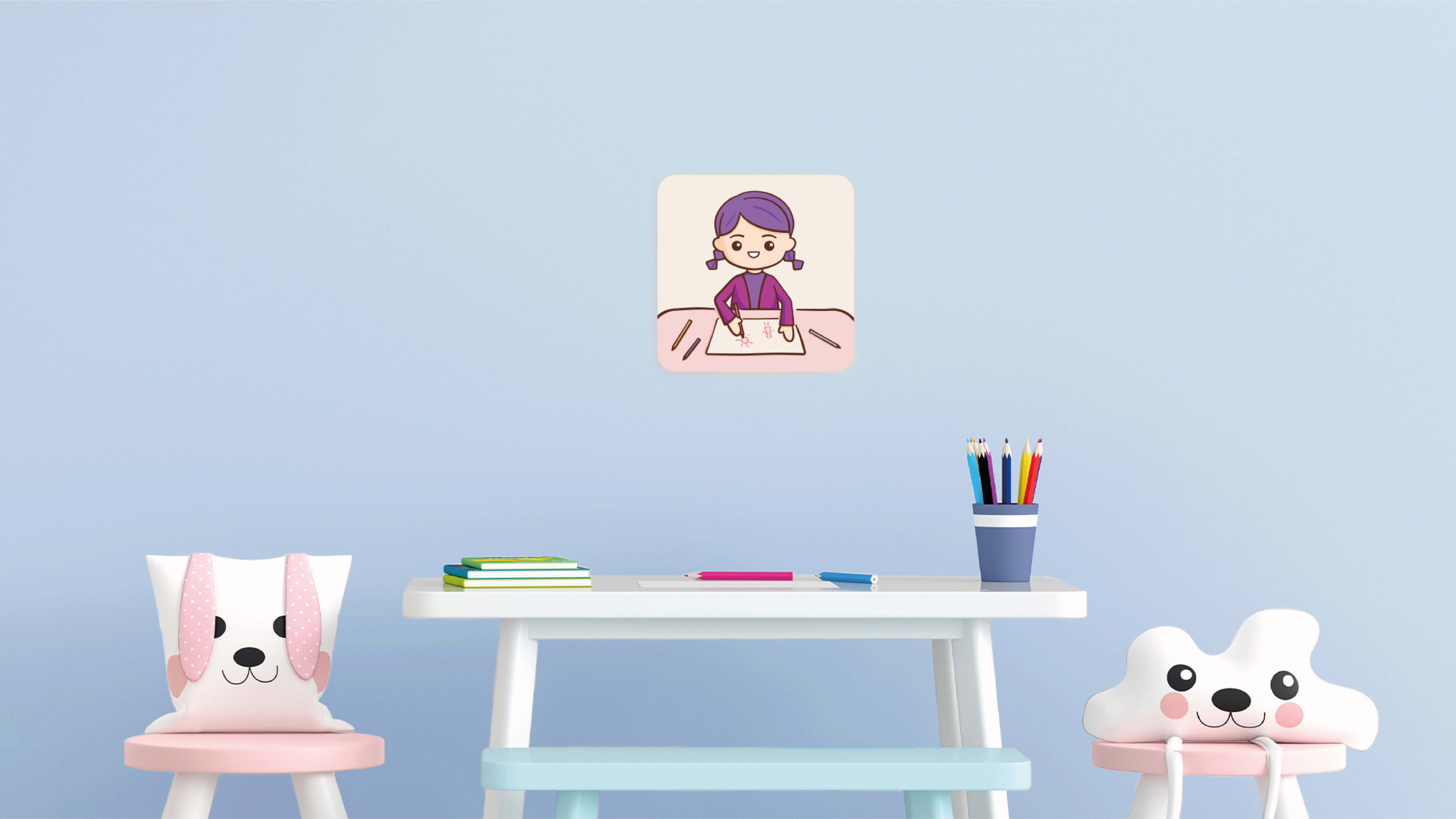 Обучающая программа "Здравствуй, садик!" для ДОУ г. Хасавюрт — Изображение №24 — Иллюстрация, Графика на Dprofile