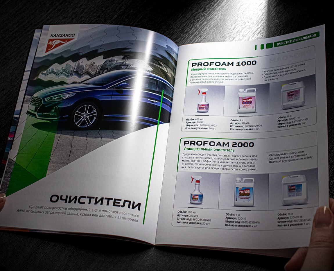 Каталог автохимии и автокосметики из Южной Кореи — Брендинг, Графика на Dprofile