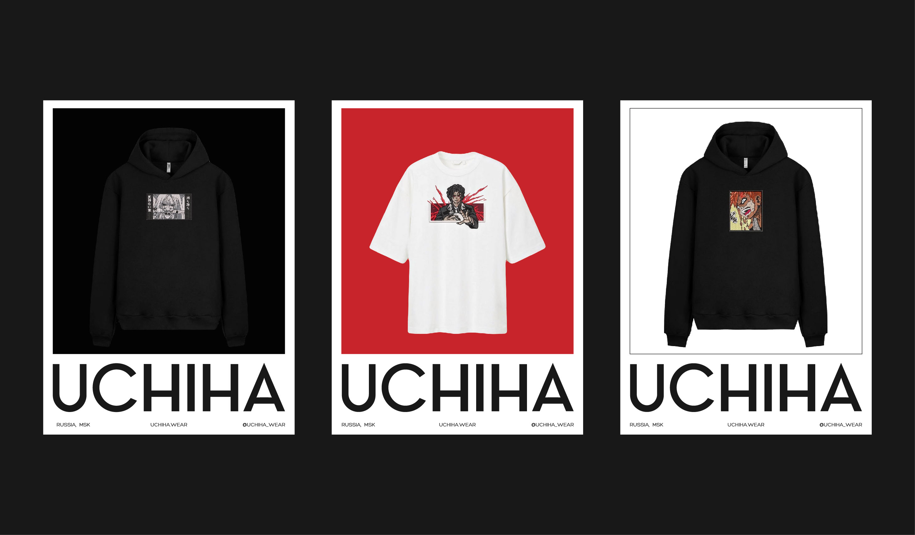 UCHIHA / Brand Identity for custom clothes brand — Изображение №3 — Брендинг на Dprofile