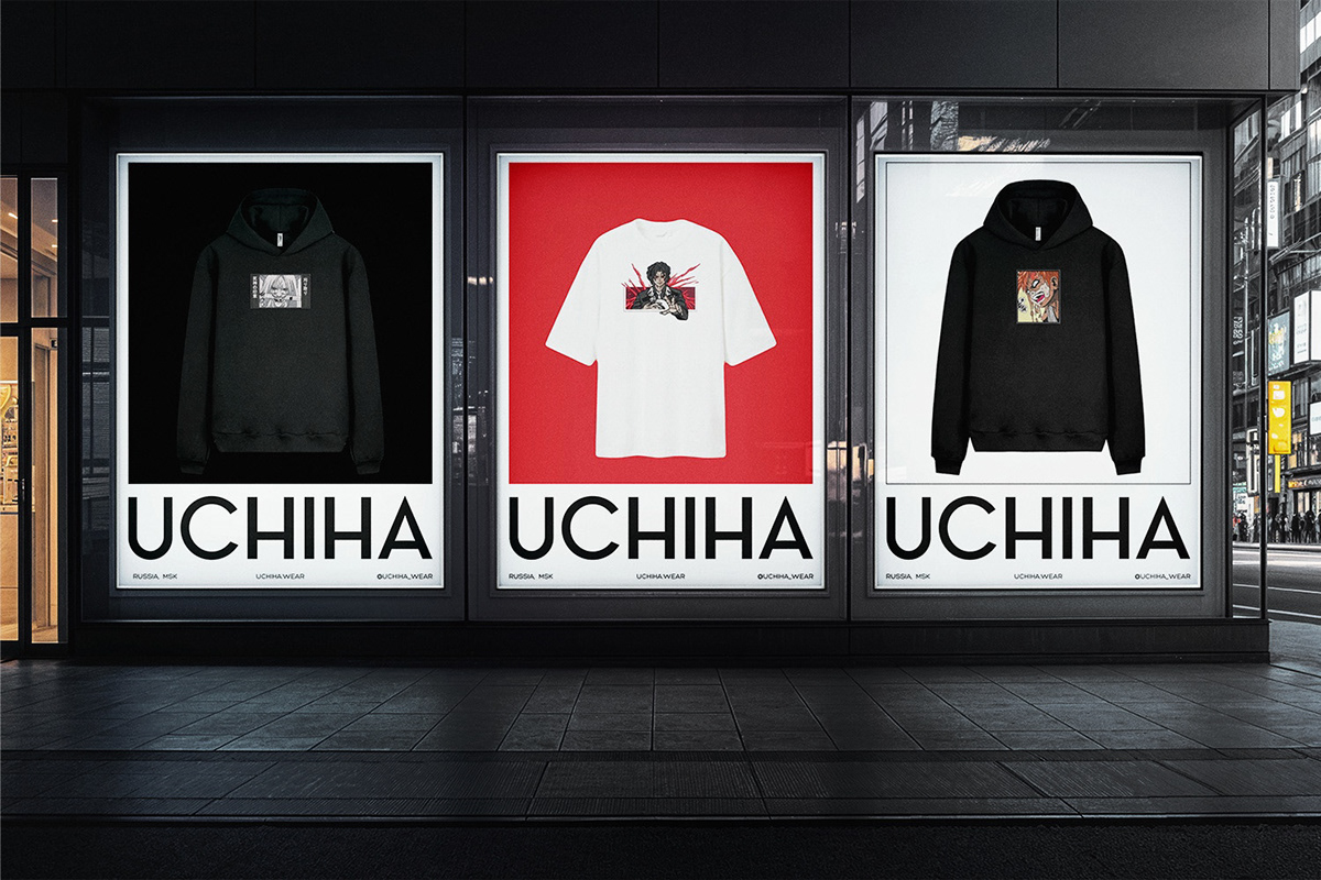 UCHIHA / Brand Identity for custom clothes brand — Изображение №13 — Брендинг на Dprofile