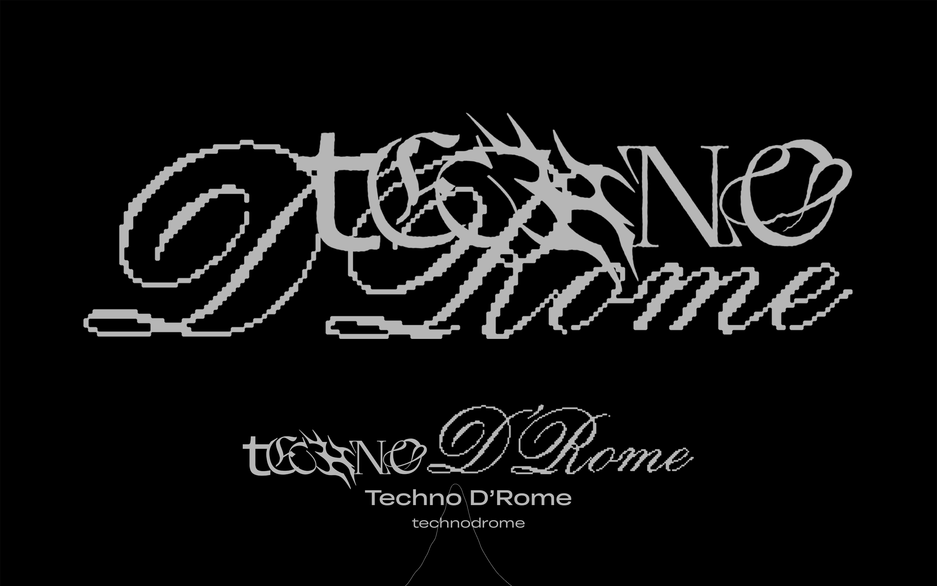 Techno D'Rome Music Event Identity — Изображение №1 — Брендинг, Графика на Dprofile