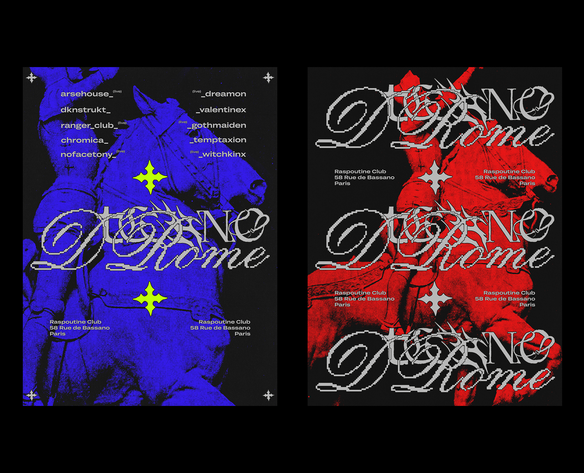 Techno D'Rome Music Event Identity — Брендинг, Графика на Dprofile