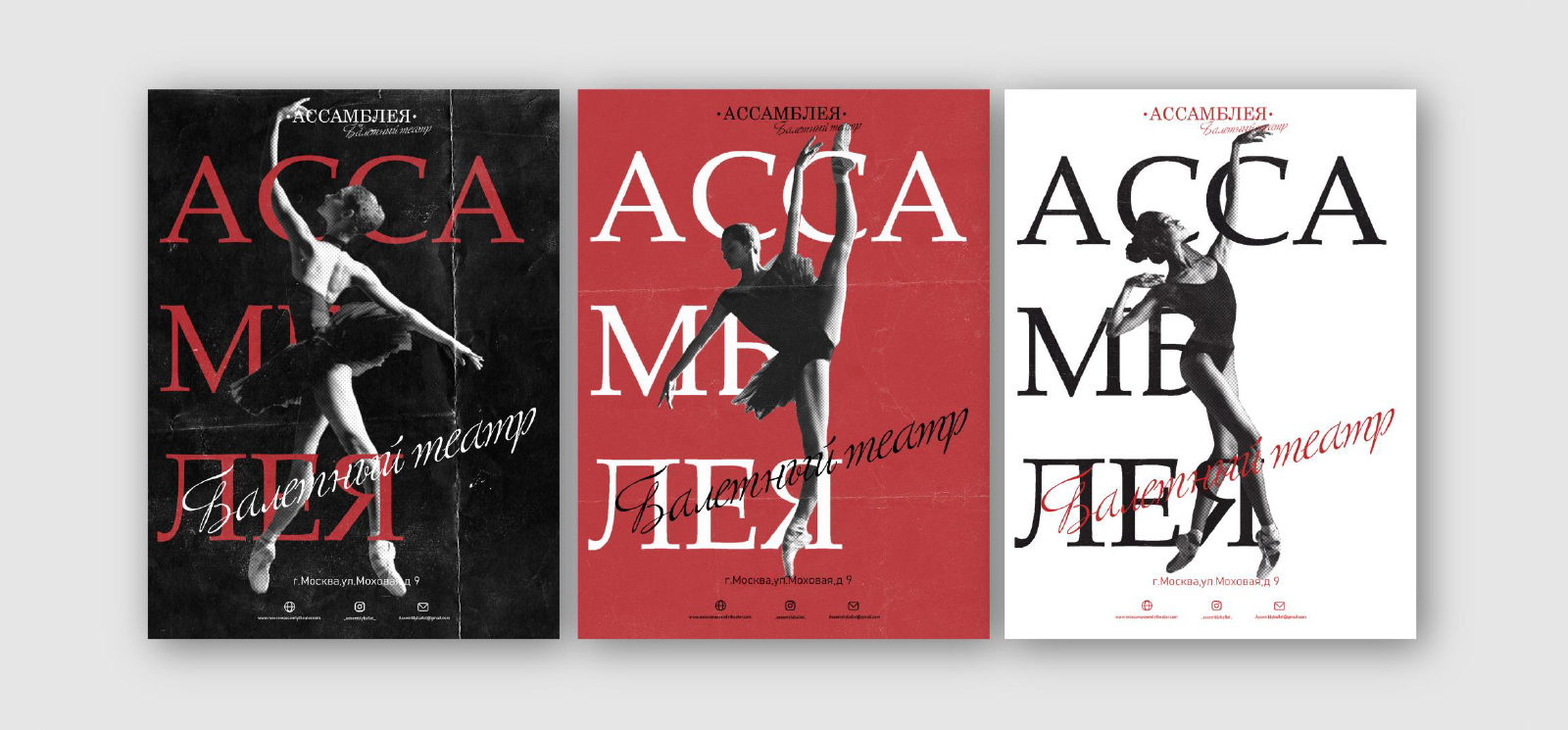 Айдентика для Балетного театра «Ассамблея» — Изображение №8 — Брендинг, Графика на Dprofile