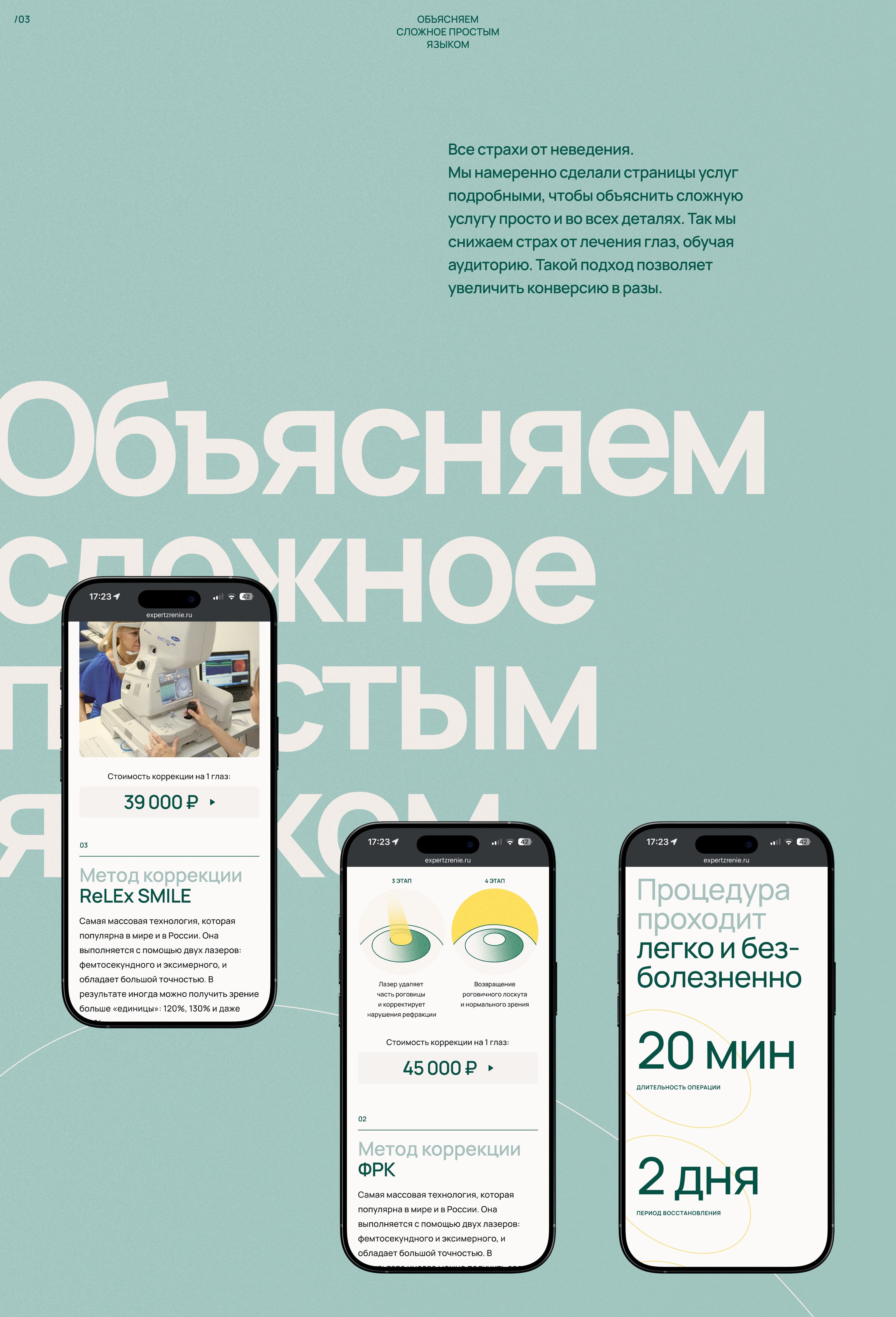 Эксперт Зрение — Центр Микрохирургии Глаза — Изображение №14 — Интерфейсы на Dprofile