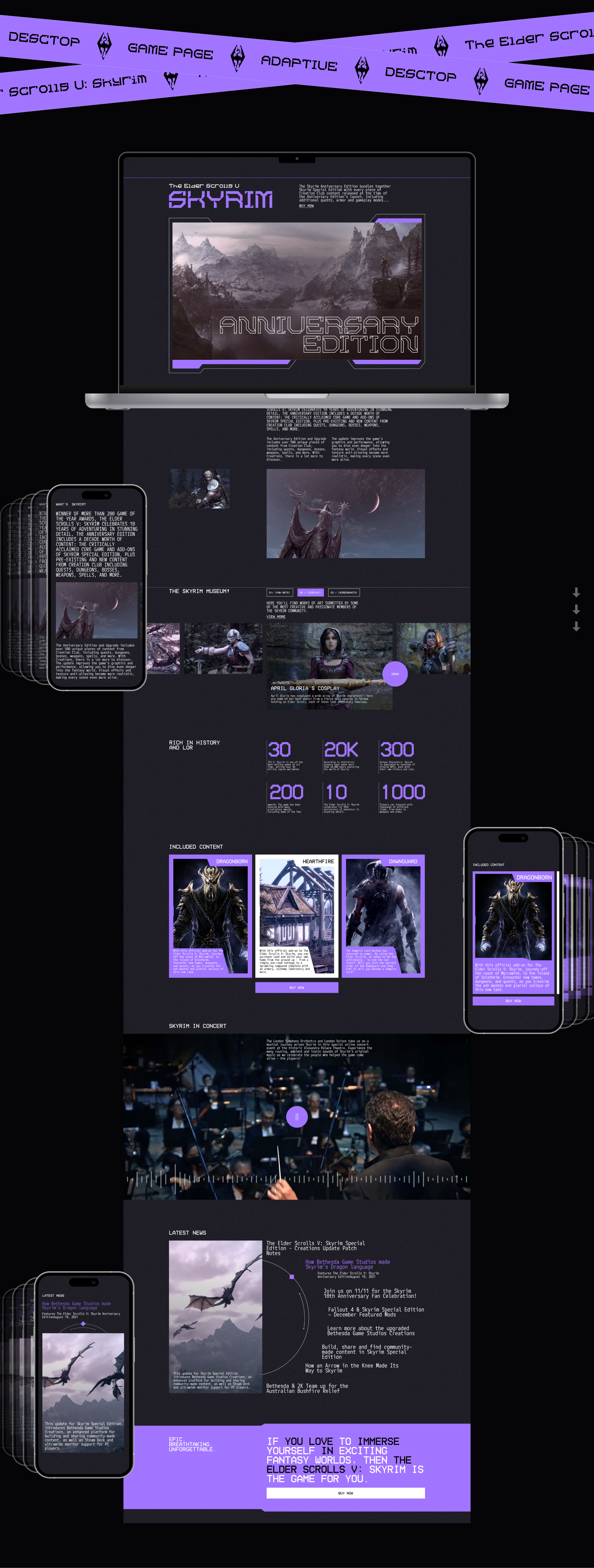 BETHESDA [CORPORATE WEBSITE] — Изображение №8 — Интерфейсы, Анимация на Dprofile