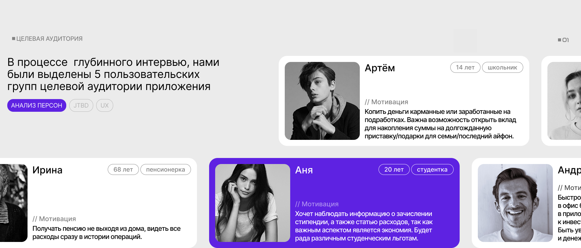 Mobile App | Онлайн Банк — Изображение №3 — Интерфейсы, Анимация на Dprofile