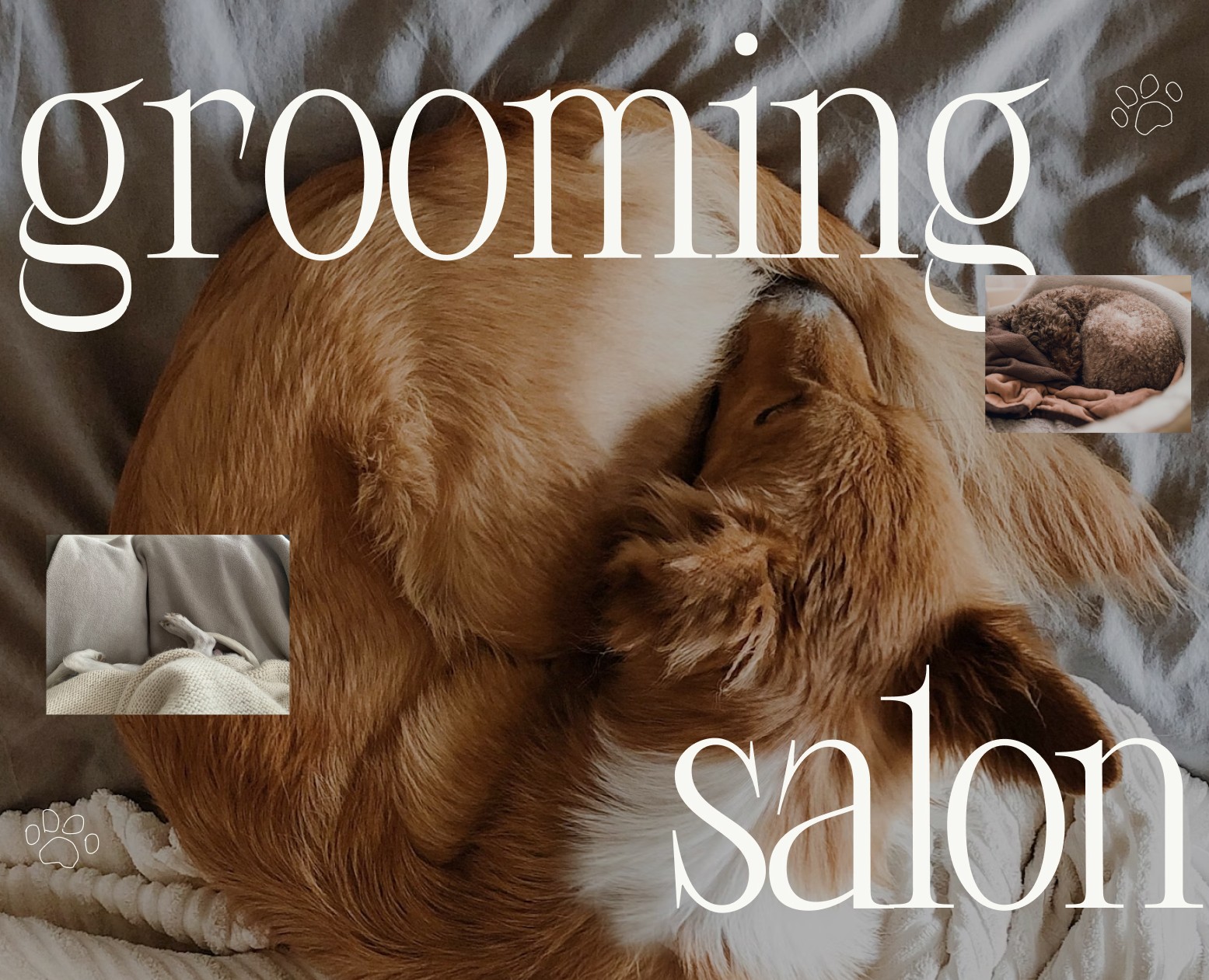 LOUENGE GROOM | Website for a grooming salon — Интерфейсы, Маркетинг на Dprofile