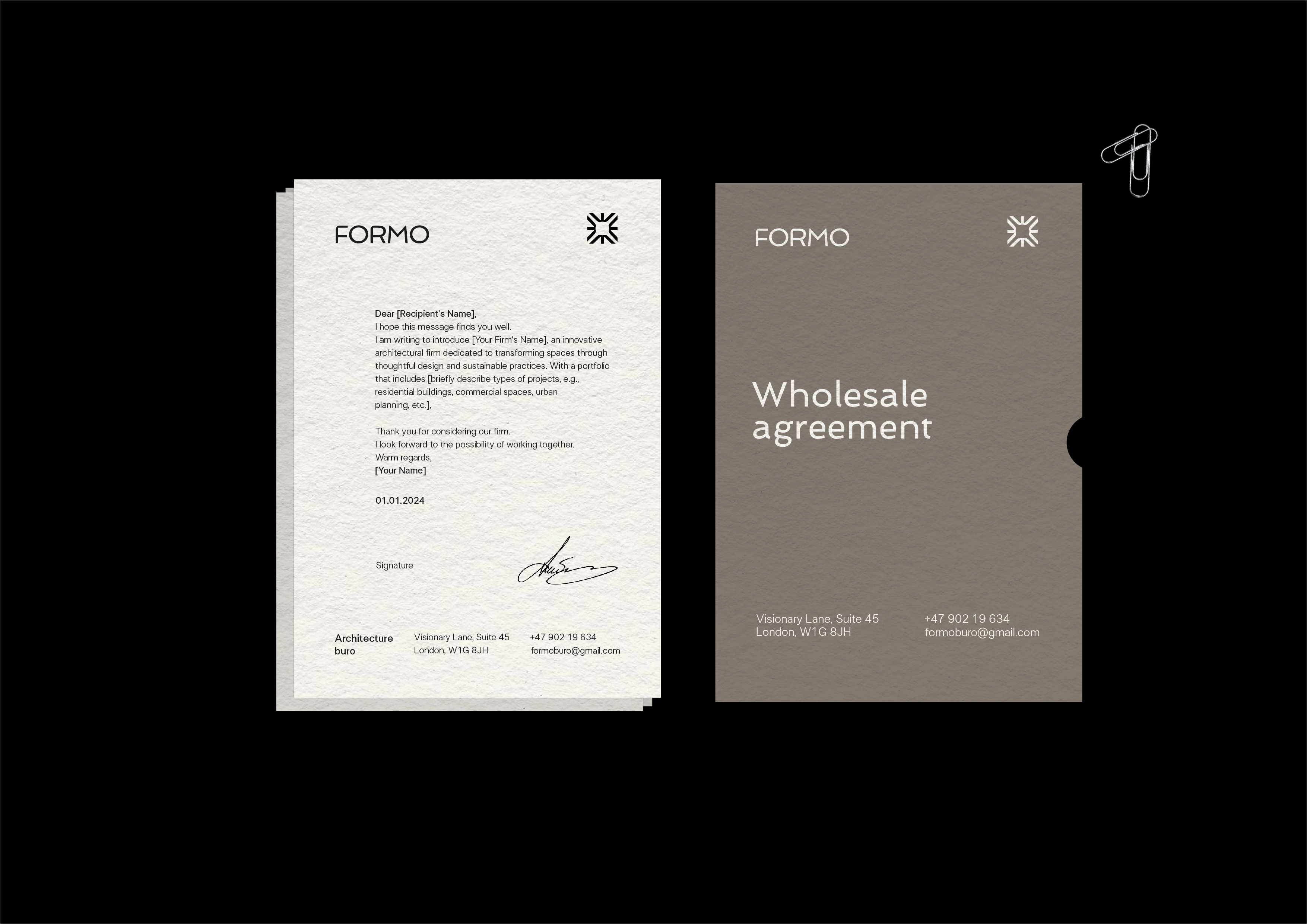 FORMO | identity for architecture bro — Изображение №10 — Брендинг на Dprofile