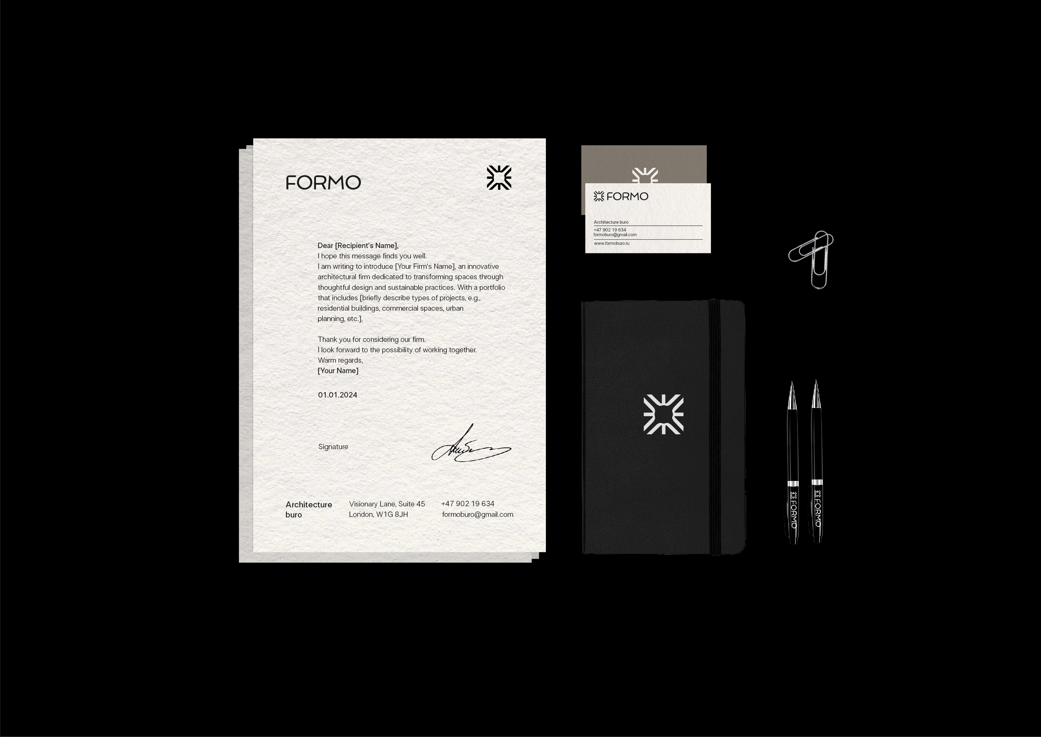 FORMO | identity for architecture bro — Изображение №8 — Брендинг на Dprofile